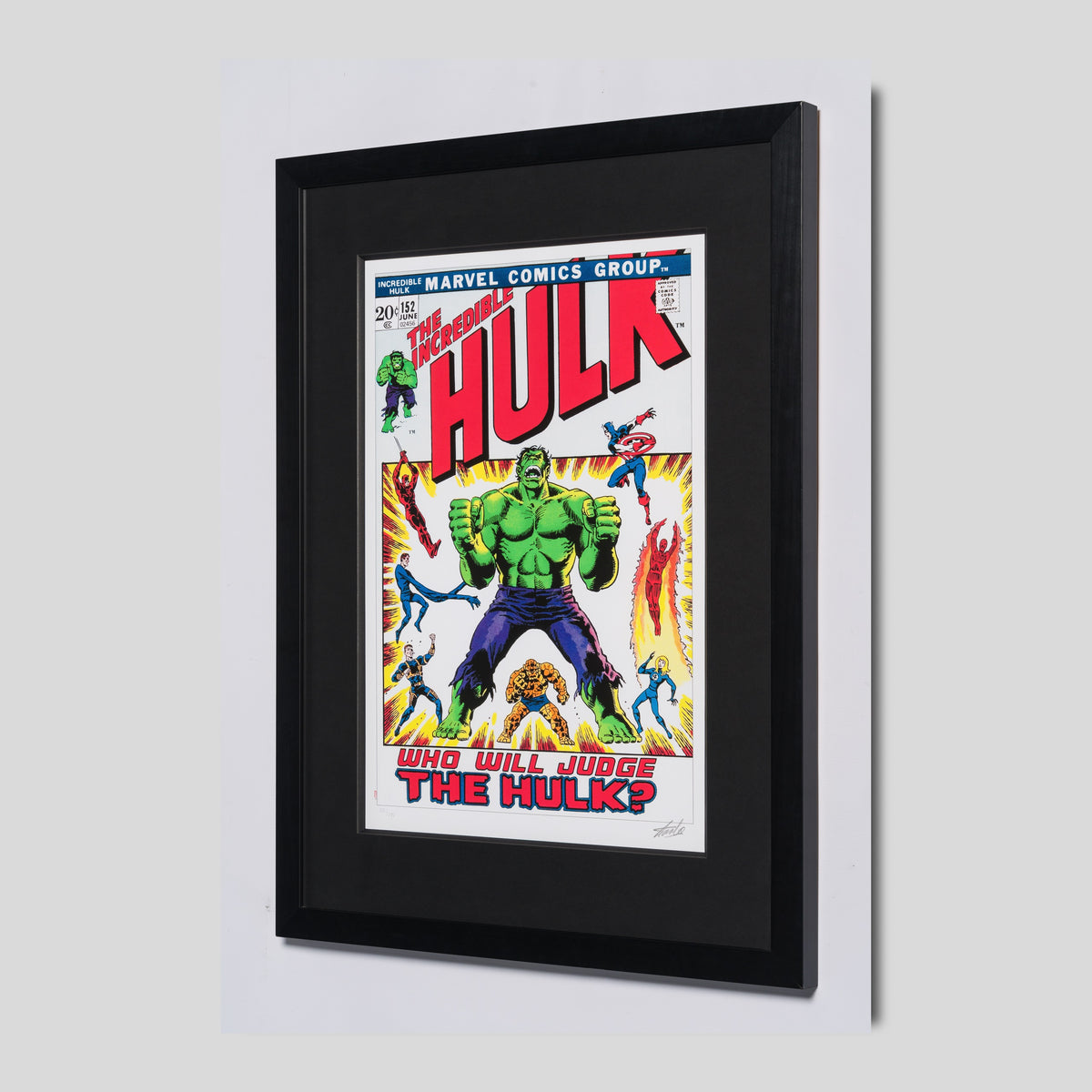 STL SLE HUM 97521 2 The Incredible Hulk #152   Who Will Judge The Hulk    Giclee on Paper Edition 