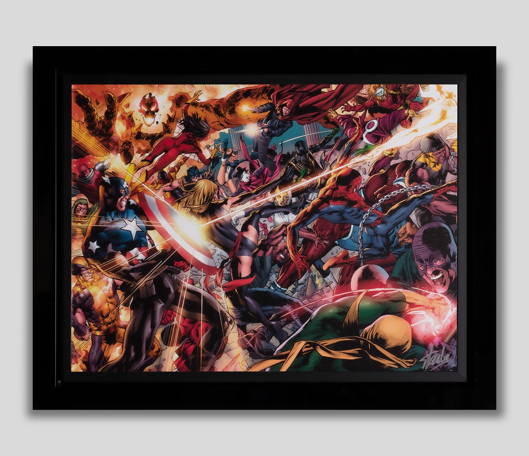 STL SLE LEG 24925 1 The New Avengers VS The Hoods Army (Spread Page) grey 