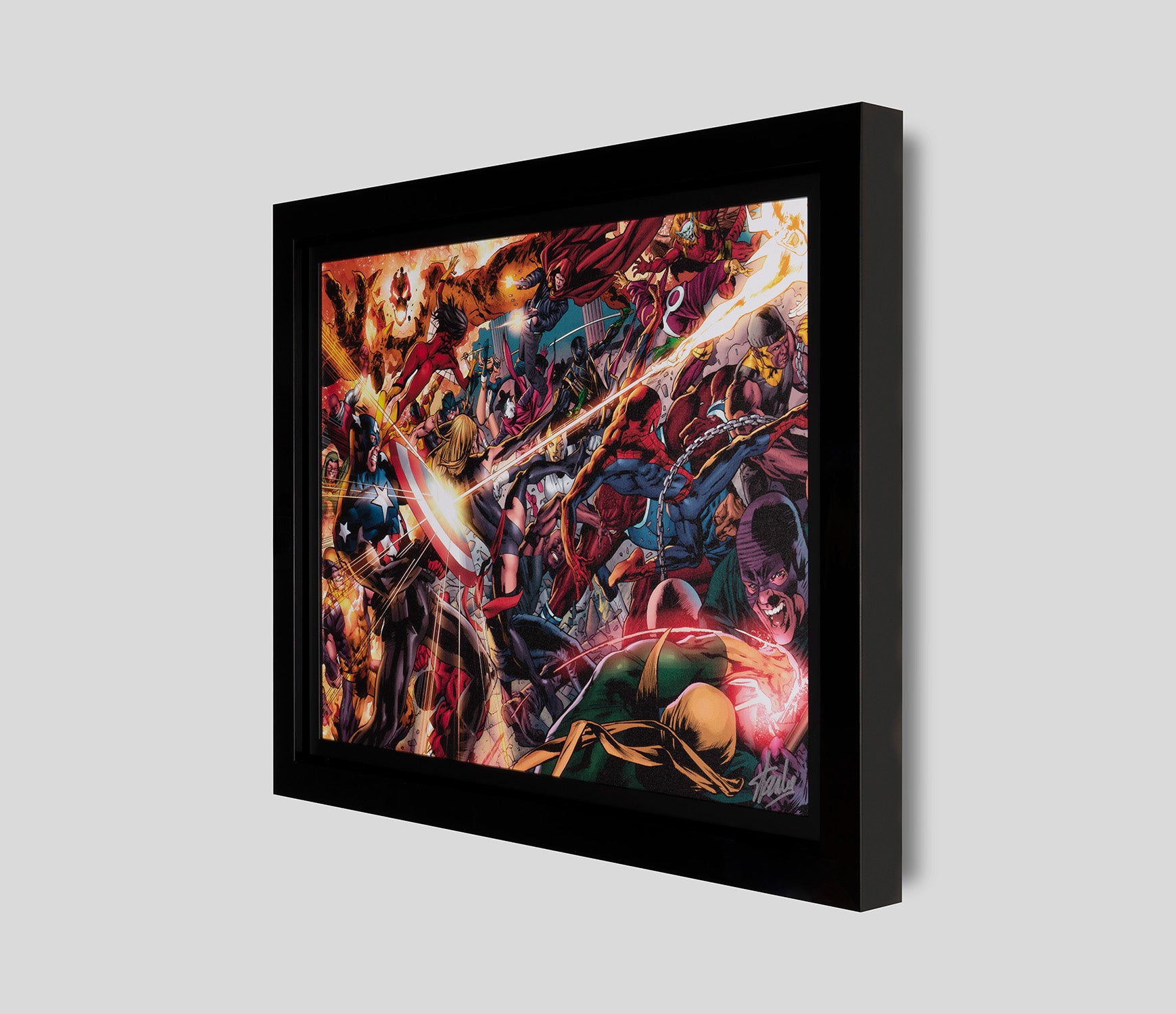 STL SLE LEG 24925 3 The New Avengers VS The Hoods Army (Spread Page) grey 