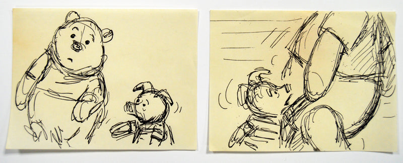VIN ORI 2 Board Disney Storyboard Set 4 VIOR01201  32 x 11 5 cm s (4) 