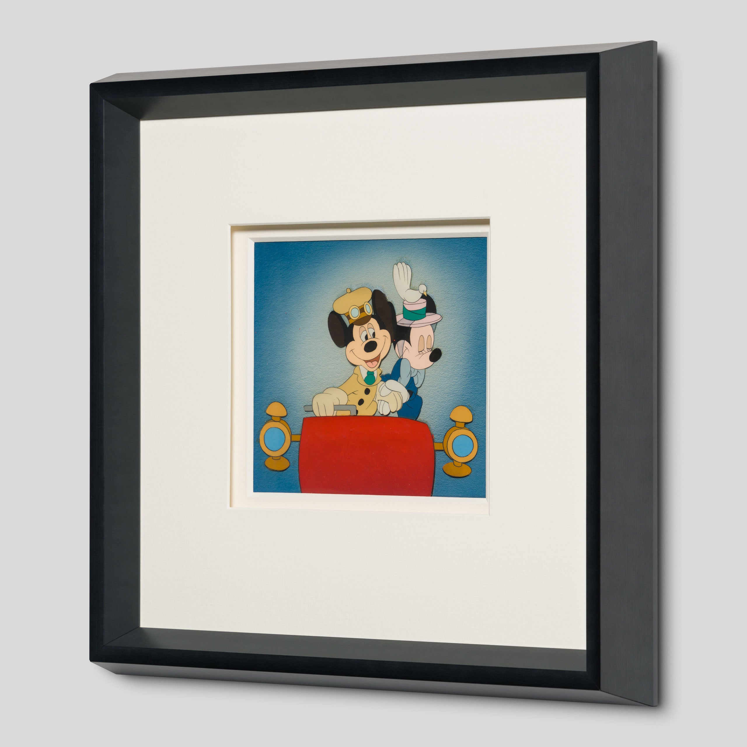 VIN ORI POR 22487 Mickey Mouse And Minnie Mouse OPC Courvoisier 2 