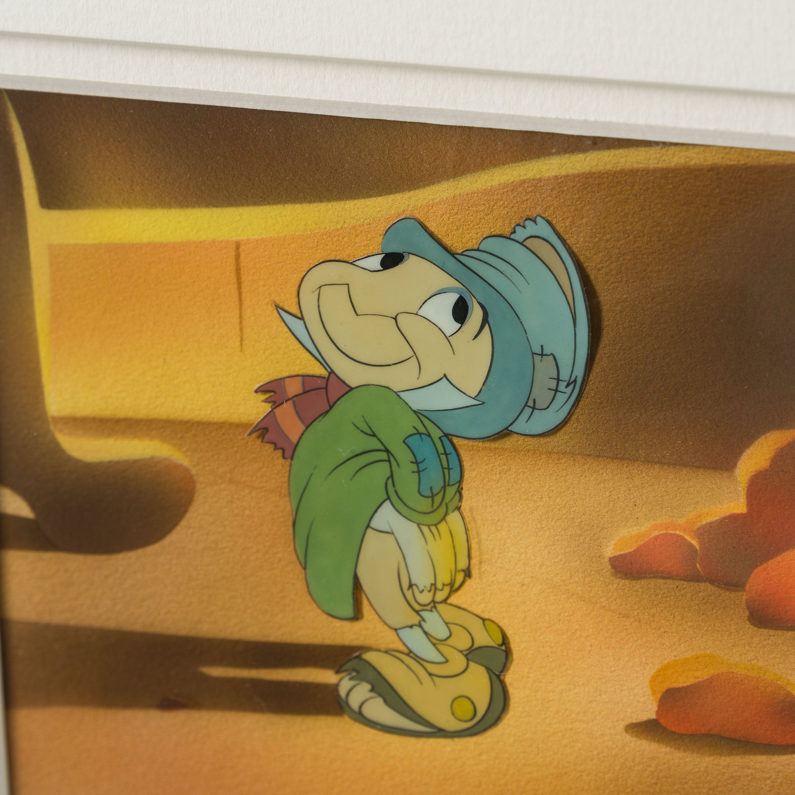 VIN ORI POR 22505 Jiminy Cricket Original Courvoisier Production Cel (SP017291) 3 