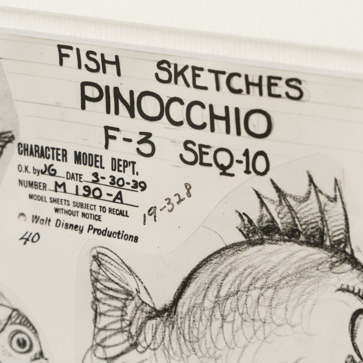 VIN ORI POR 27292 Fish Sketches Model Sheet 3 