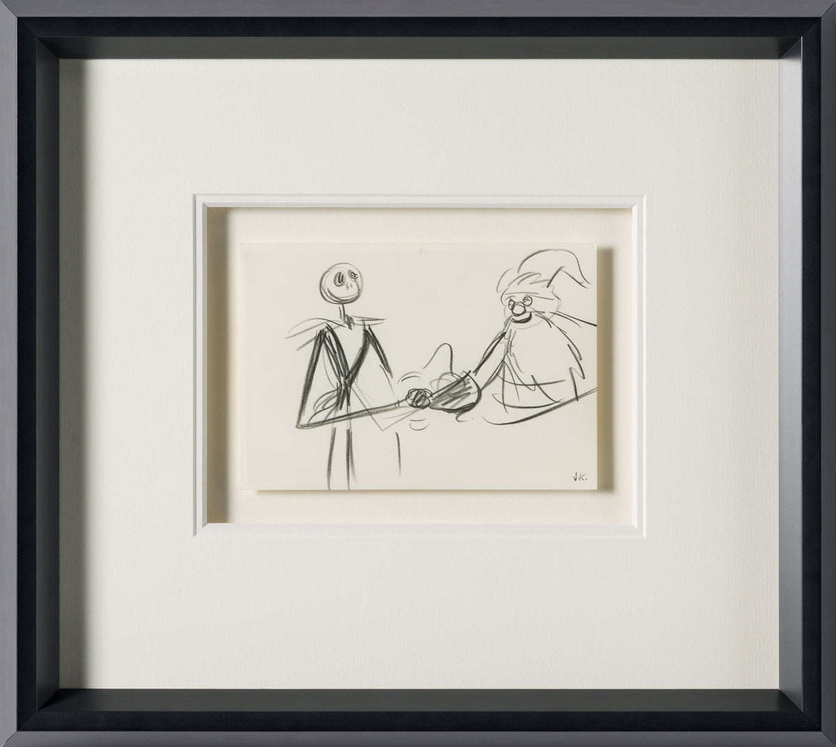 VIN ORI POR 27343 30 Jack Skellington and Santa Storyboard 