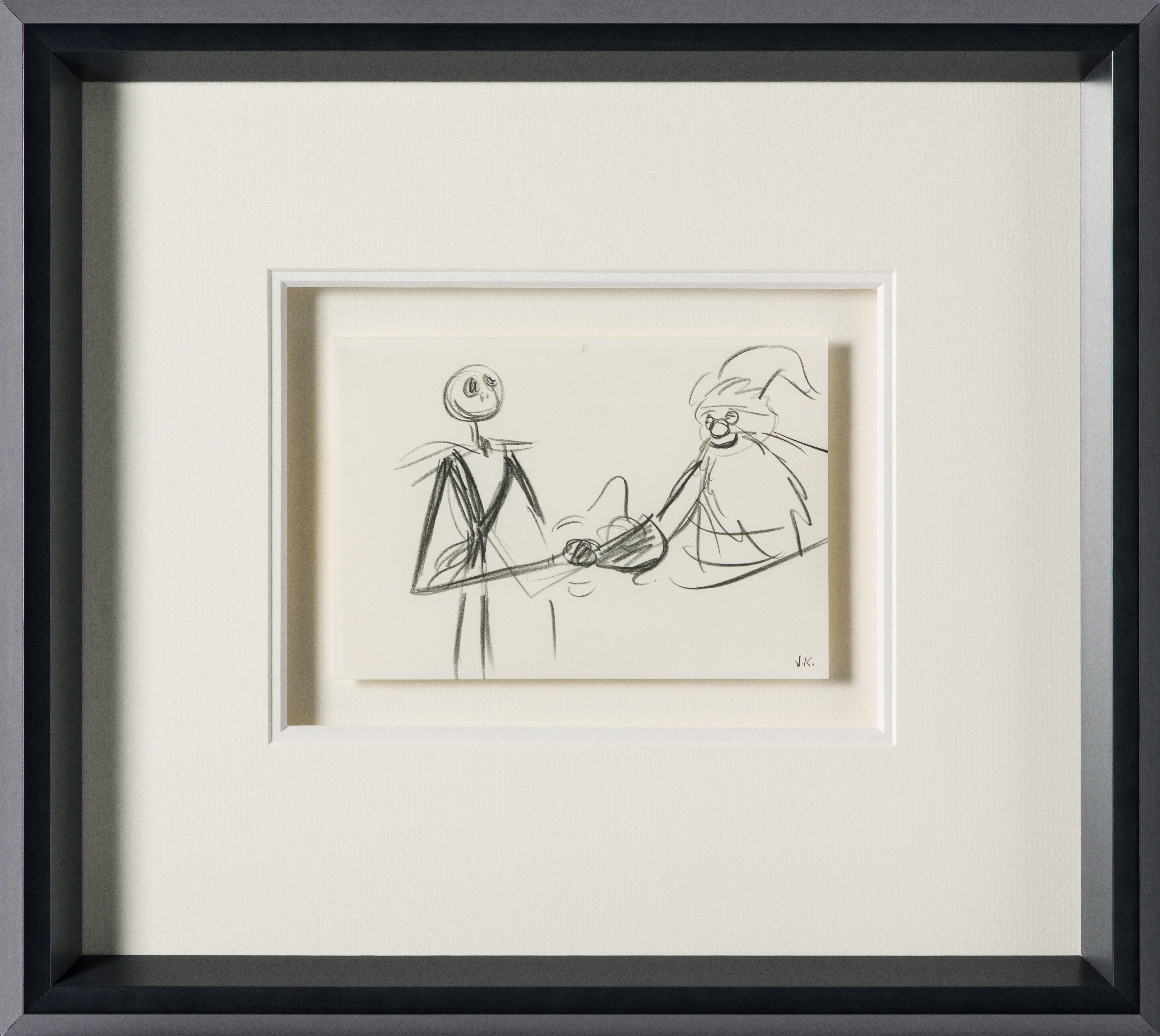 VIN ORI POR 27343 30 Jack Skellington and Santa Storyboard 