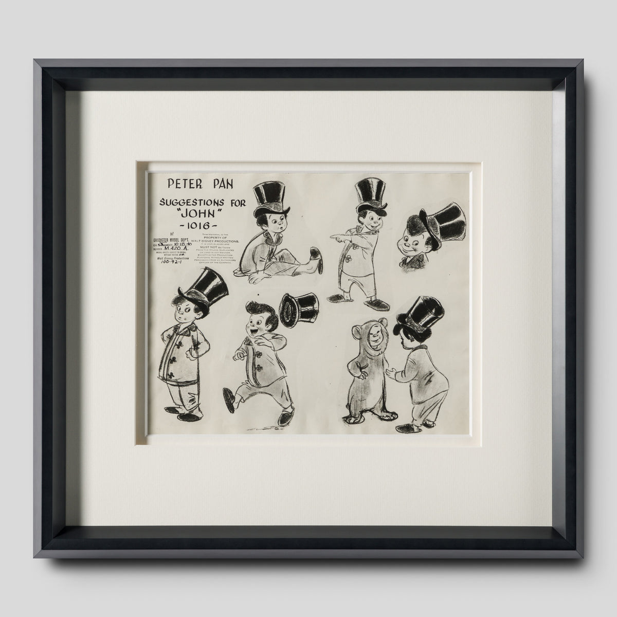 VIN ORI POR 27356 1 John Model Sheet 