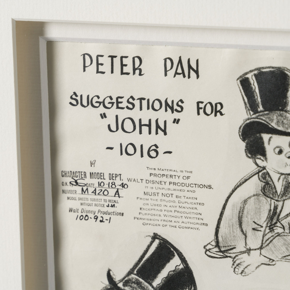 VIN ORI POR 27356 3 John Model Sheet 