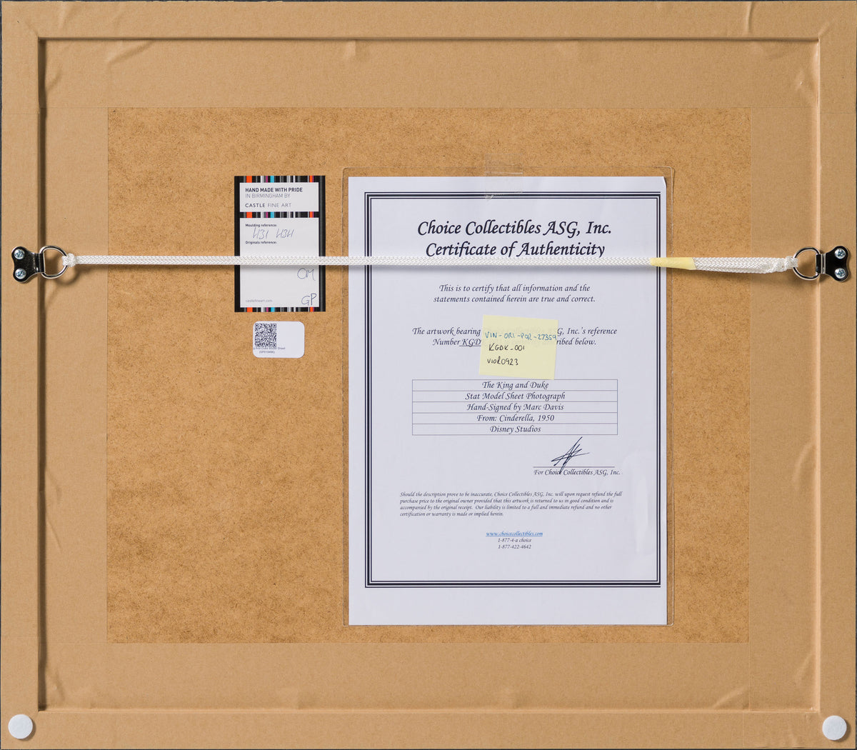 VIN ORI POR 27359 King And Duke Model Sheet 7 