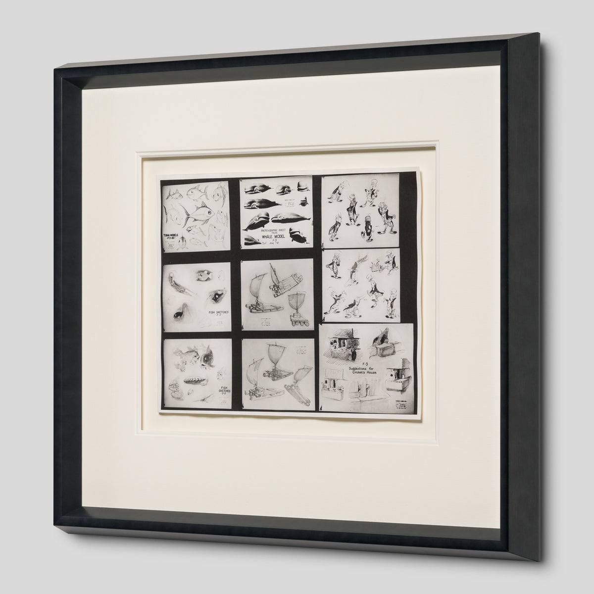 VIN ORI POR 27381 Miscellaneous Characters from Pinocchio Model Sheet 2 