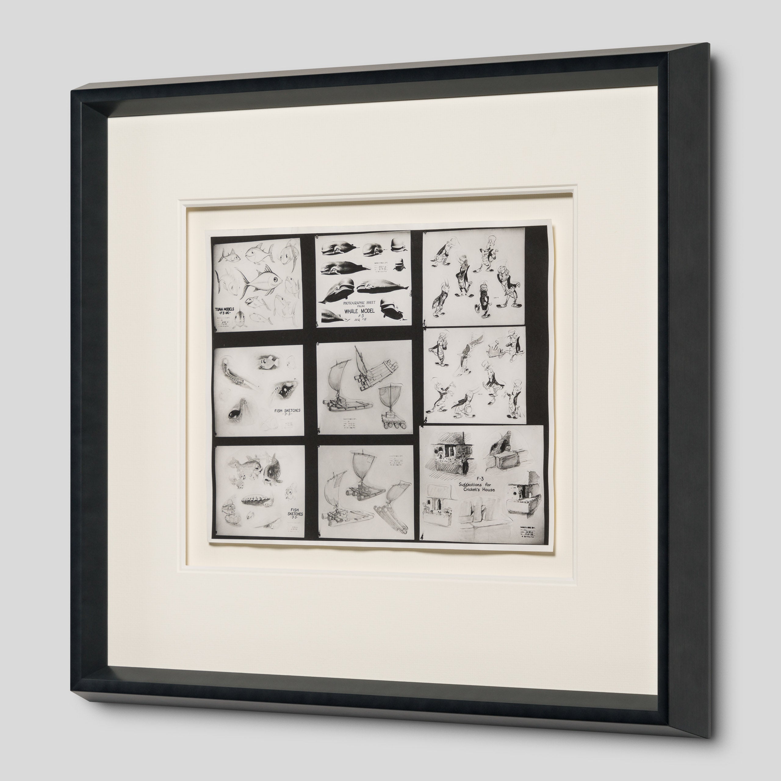 VIN ORI POR 27381 Miscellaneous Characters from Pinocchio Model Sheet 2 