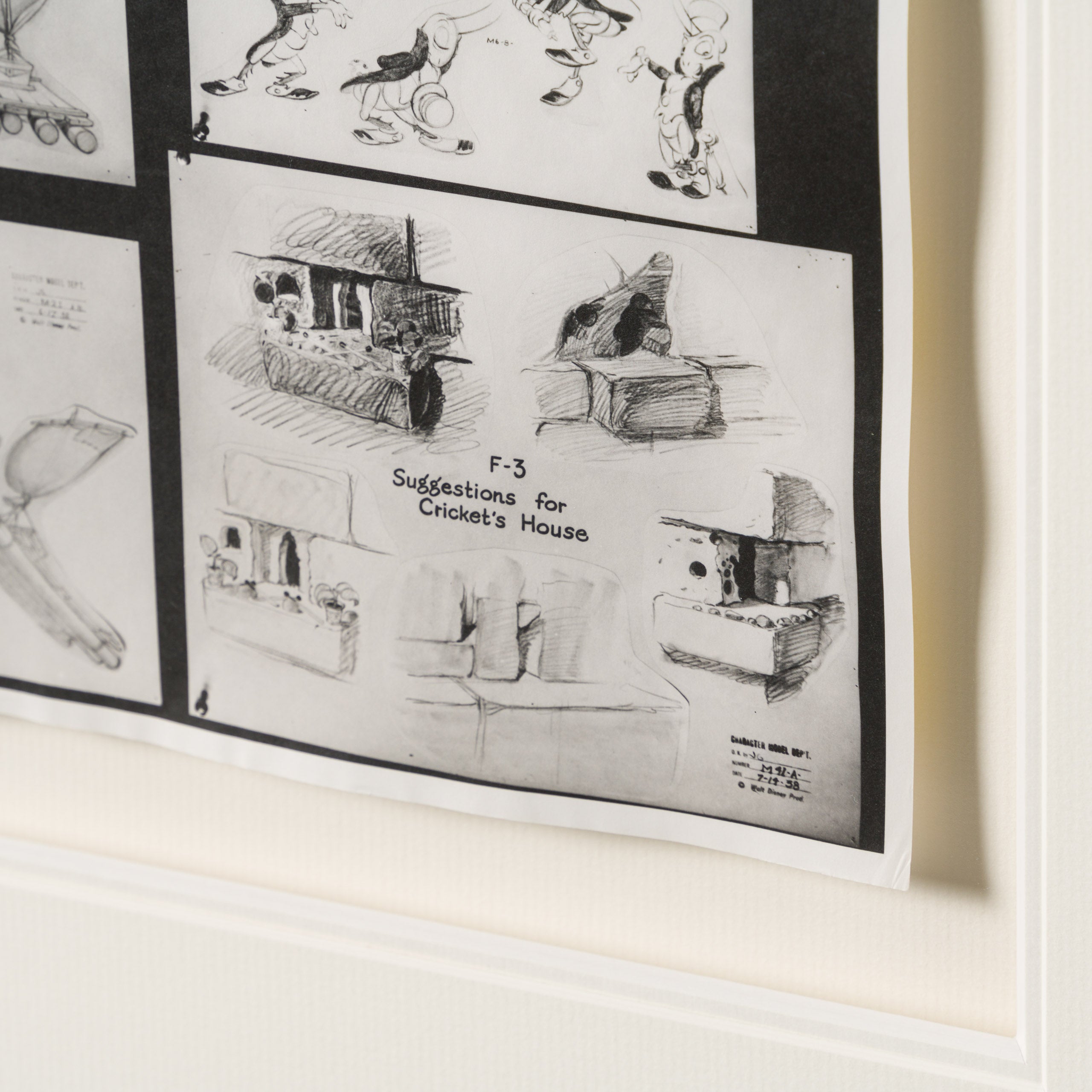 VIN ORI POR 27381 Miscellaneous Characters from Pinocchio Model Sheet 5 