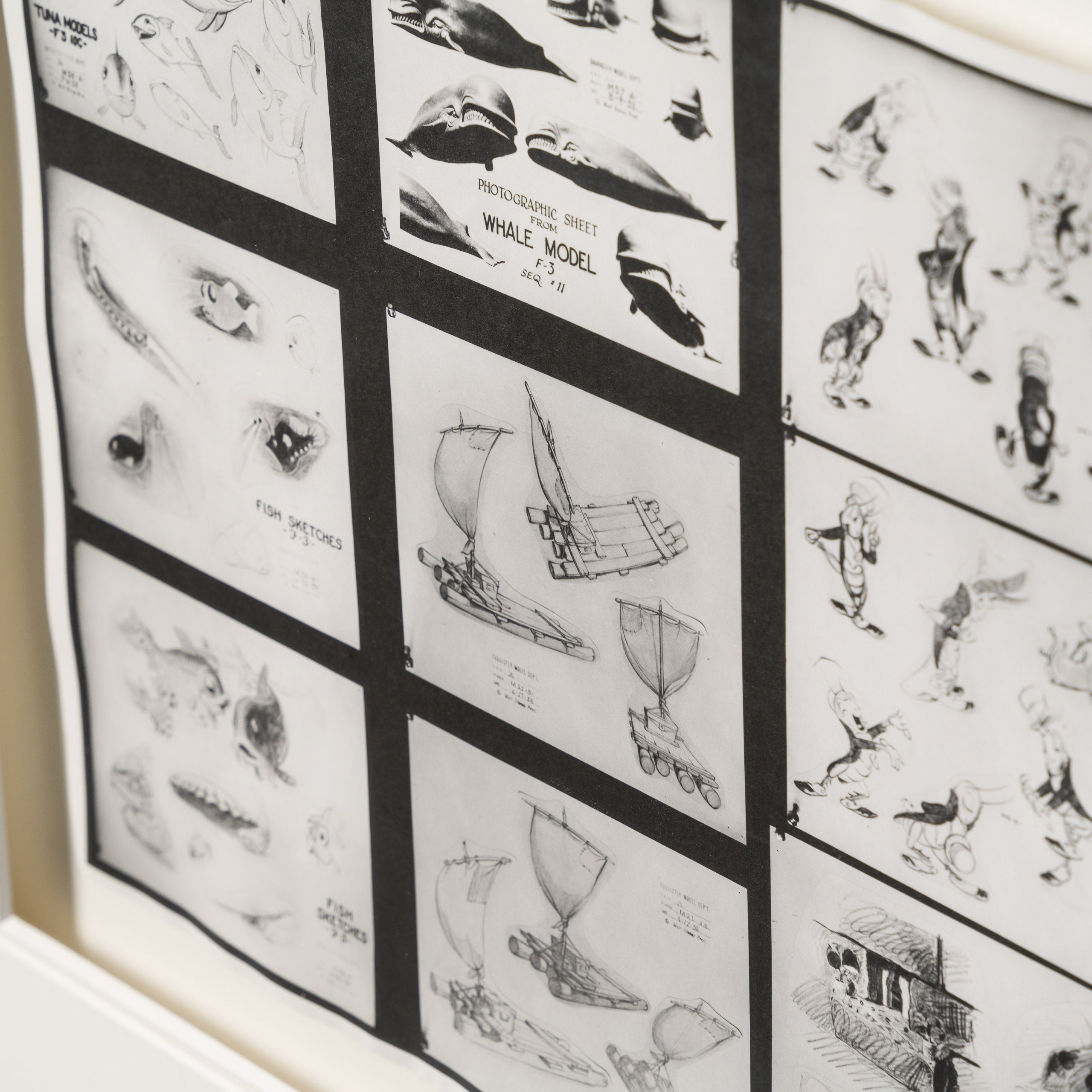 VIN ORI POR 27381 Miscellaneous Characters from Pinocchio Model Sheet 6 