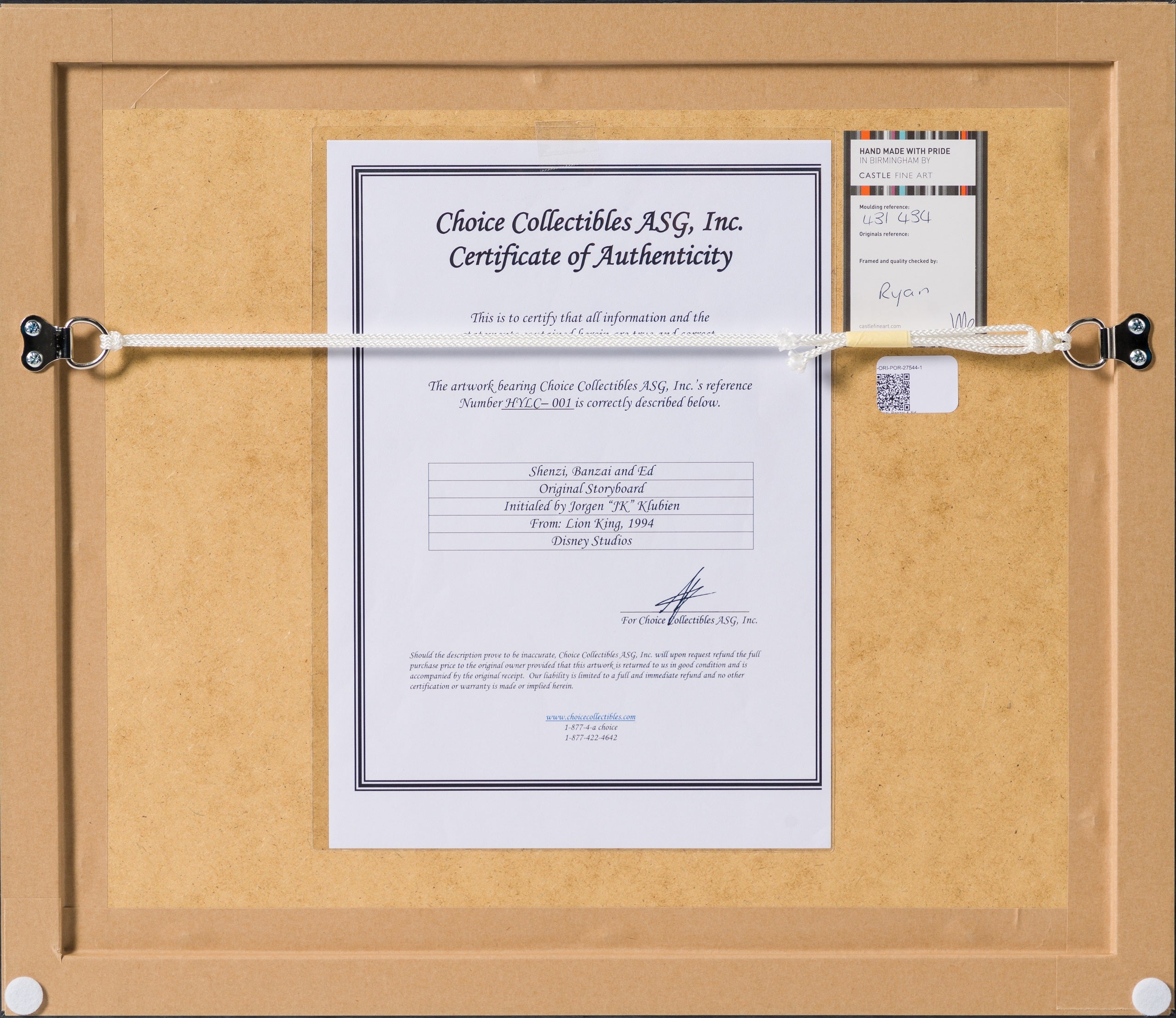 VIN ORI POR 27544 7 Shenzi, Banzai   Ed Storyboard 