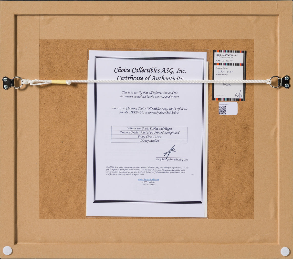 VIN ORI POR 27597 6 Winnie the Pooh, Rabbit   Tigger OPC 