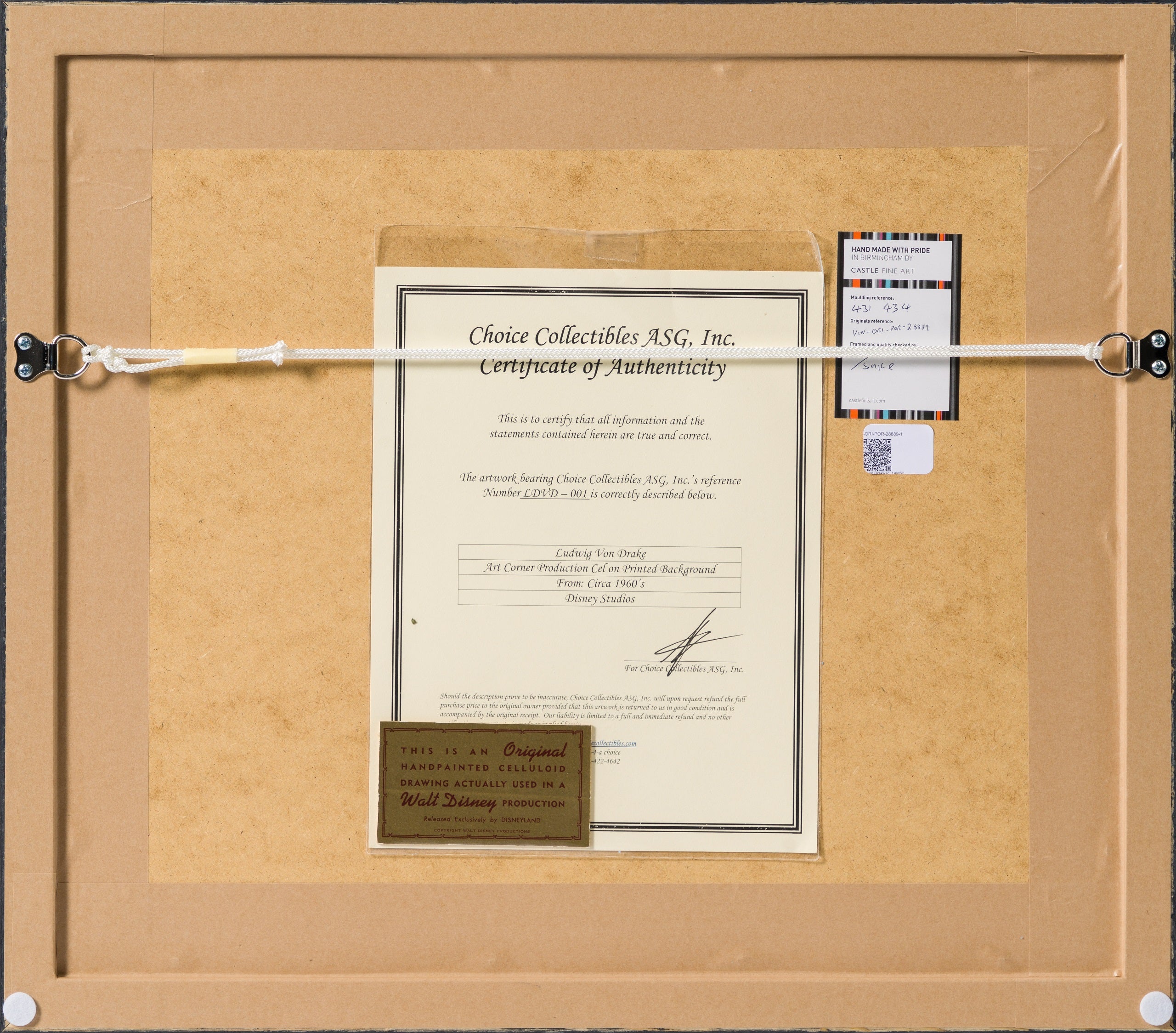 VIN ORI POR 28889 6 Ludwig Von Drake 