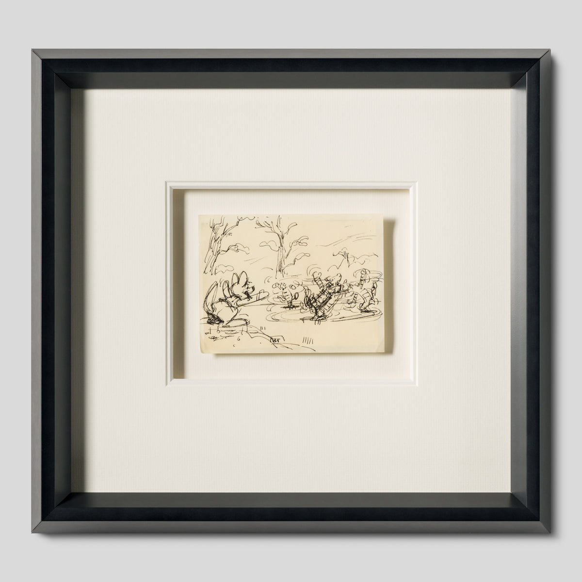 VIN ORI POR 28974 Disney Storyboard 1 (from  Winnie The Pooh And Tigger Too , 1974) 1 