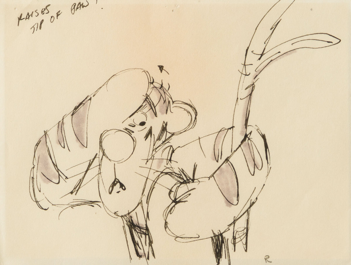 VIN ORI POR 28977 Disney Storyboard 4 (from  Winnie The Pooh And Tigger Too , 1974) 31 