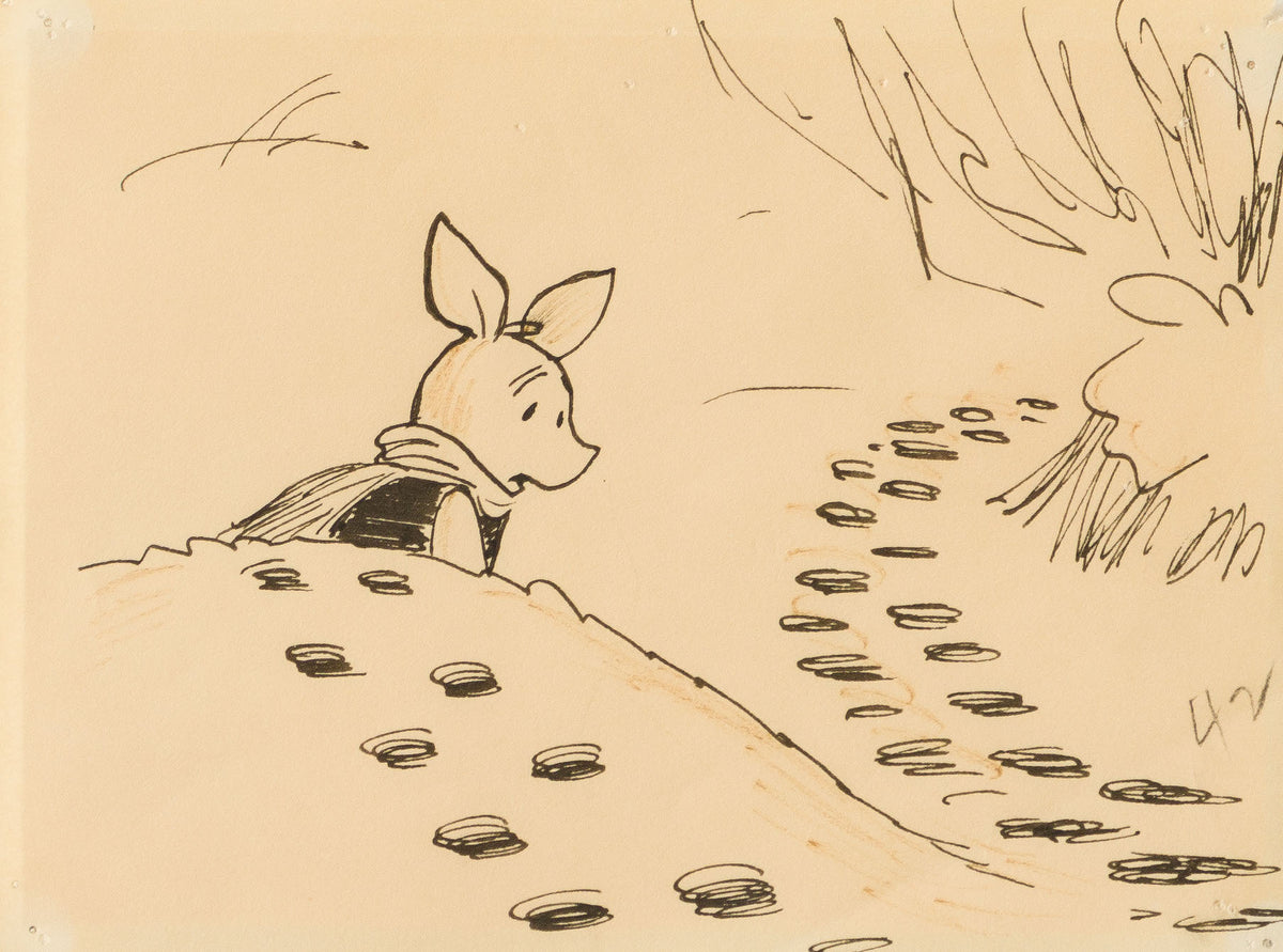 VIN ORI POR 28979 Disney Storyboard 6 (from  Winnie The Pooh And Tigger Too , 1974) 31 