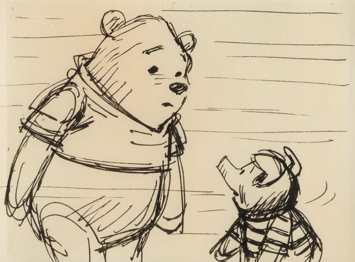 VIN ORI POR 29000 Disney Storyboard 27 (from  Winnie The Pooh And Tigger Too , 1974) 31 