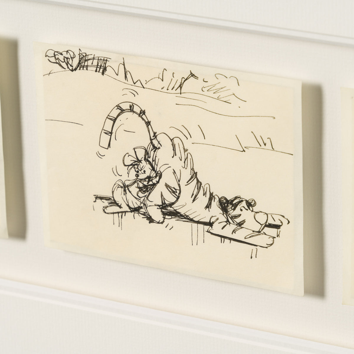 VIN ORI POR 29012 3 Board Disney Storyboard Set 1 (from  Winnie The Pooh And Tigger Too , 1974) 5 