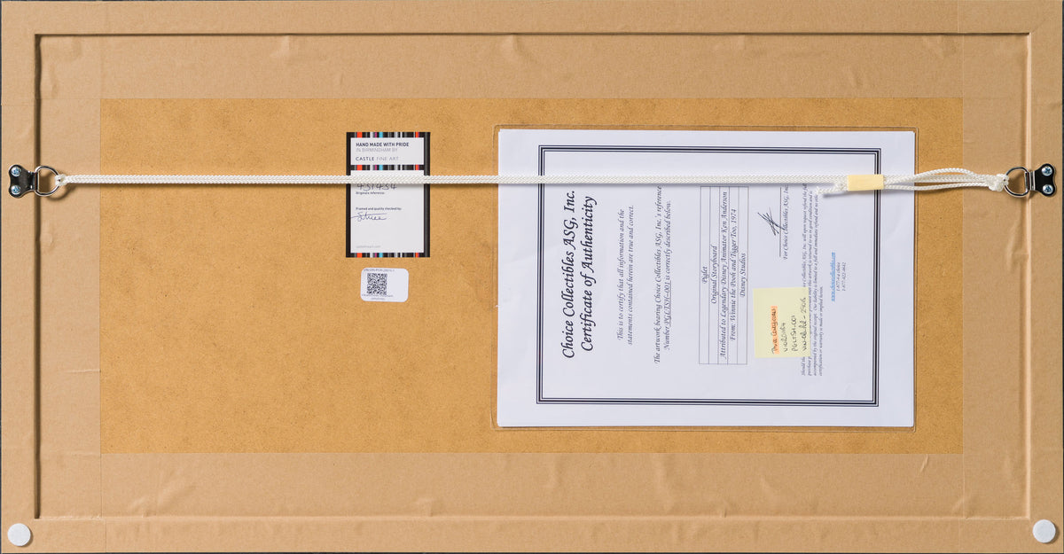 VIN ORI POR 29015 3 Board Disney Storyboard Set 4 (from  Winnie The Pooh And Tigger Too , 1974) 7 