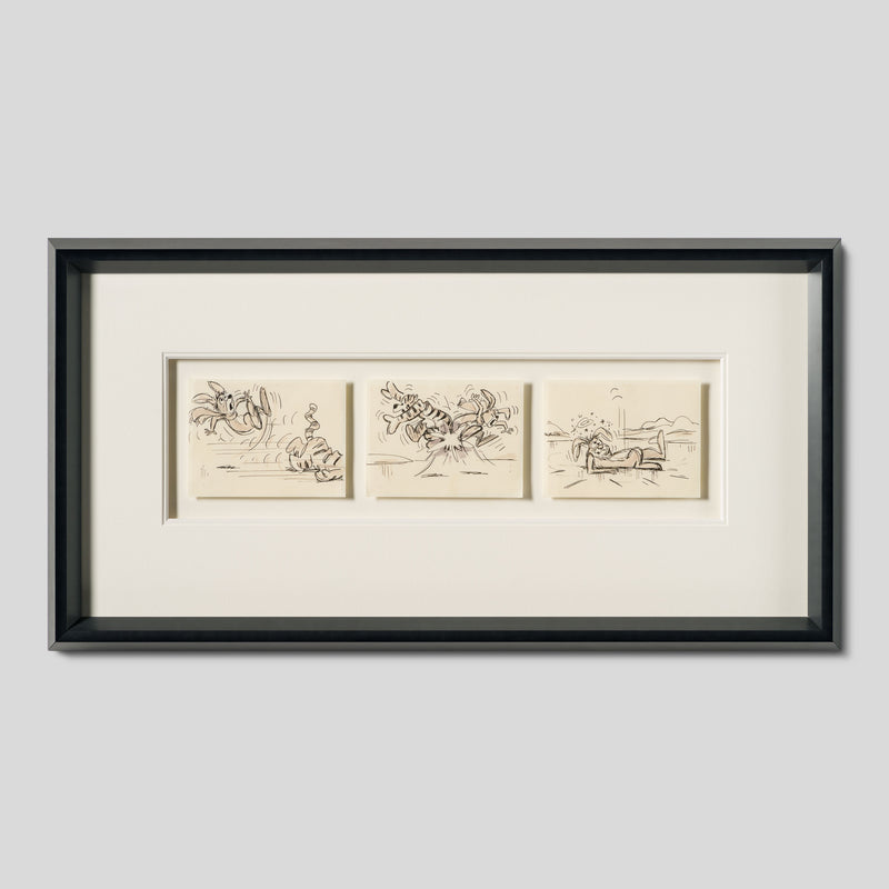VIN ORI POR 29028 Disney (3 Board) Storyboard Set 7 (from  Winnie The Pooh And Tigger Too , 1974) 1 