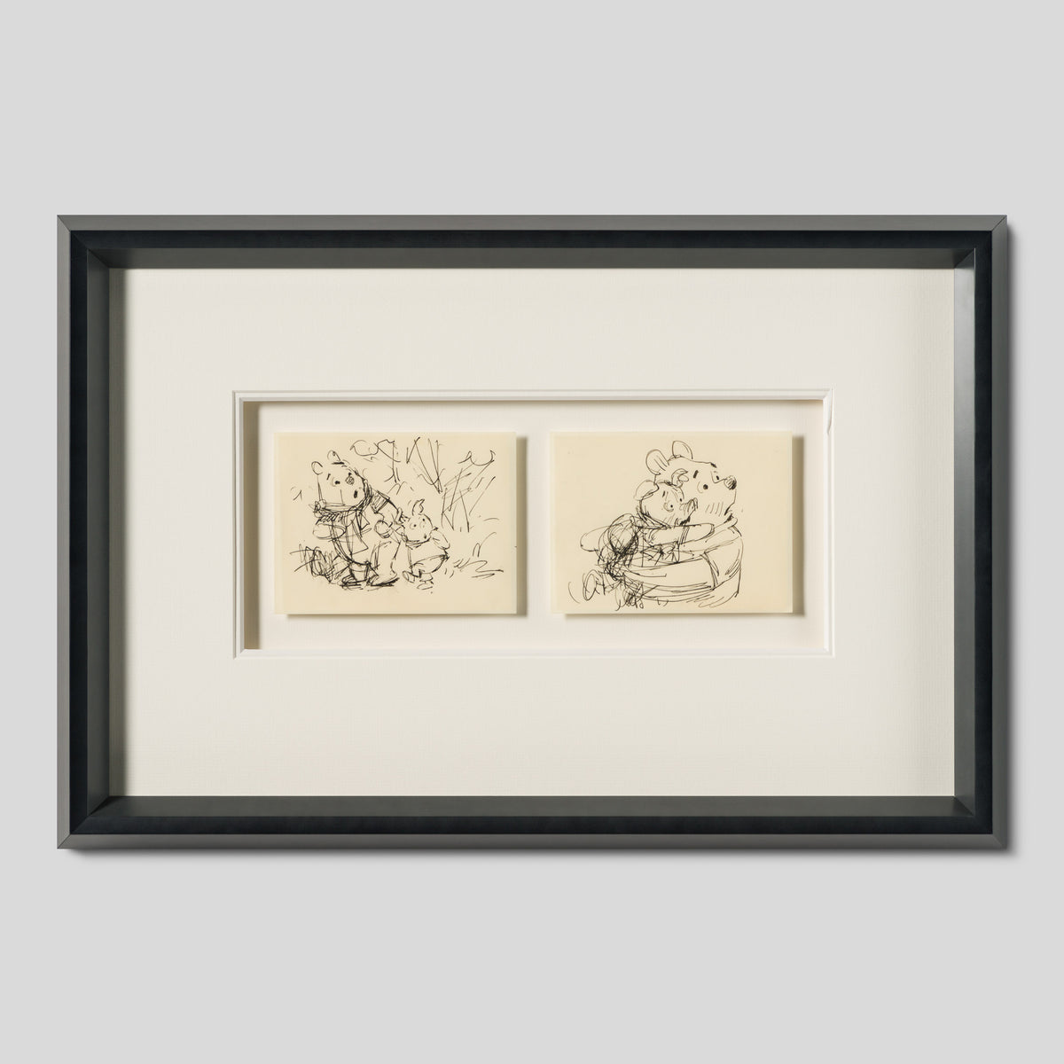 VIN ORI POR 29031 2 Board Disney Storyboard Set 3 (from  Winnie The Pooh And Tigger Too , 1974) 1 