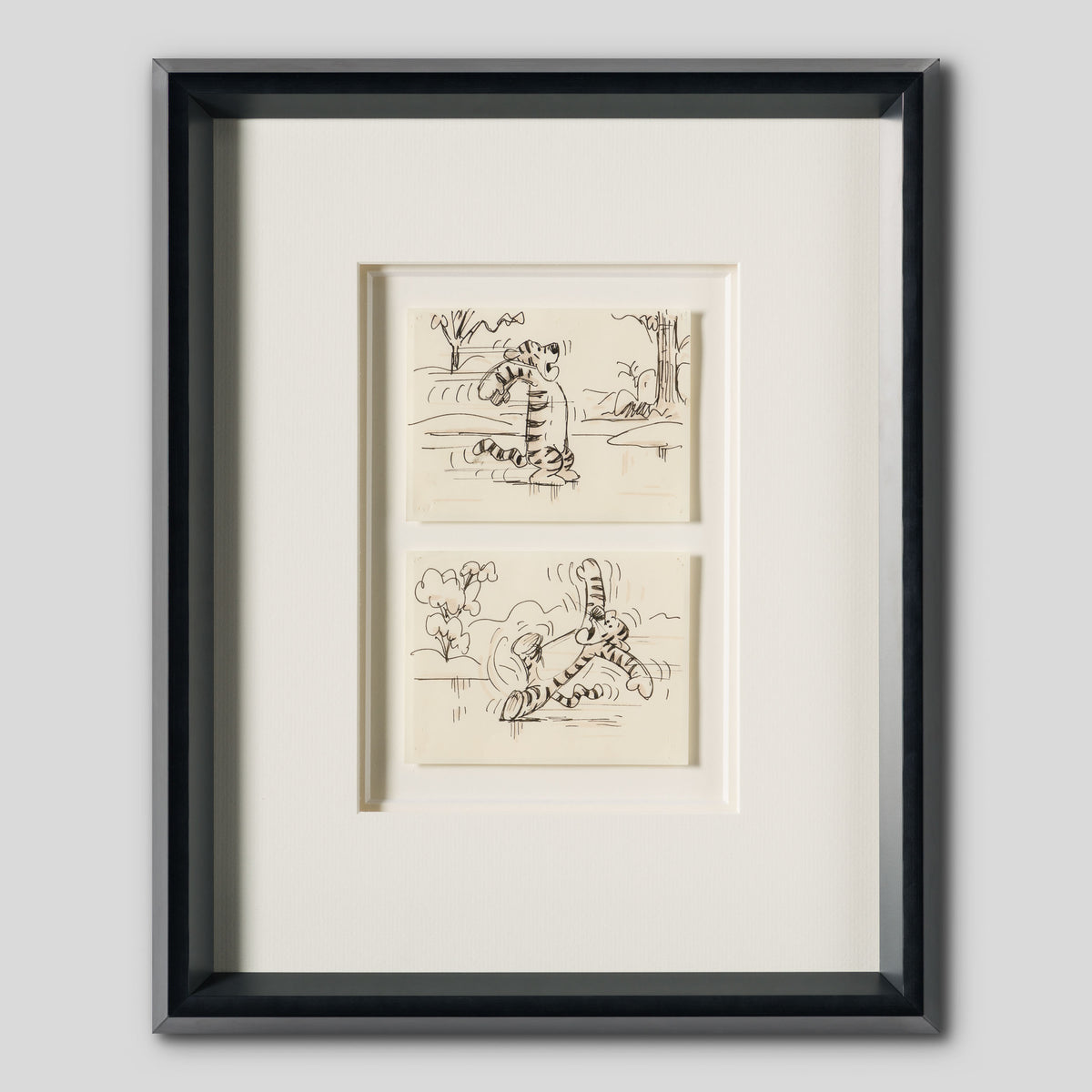 VIN ORI POR 29038 2 Board Disney Storyboard Set 10 (from  Winnie The Pooh And Tigger Too , 1974) 1 