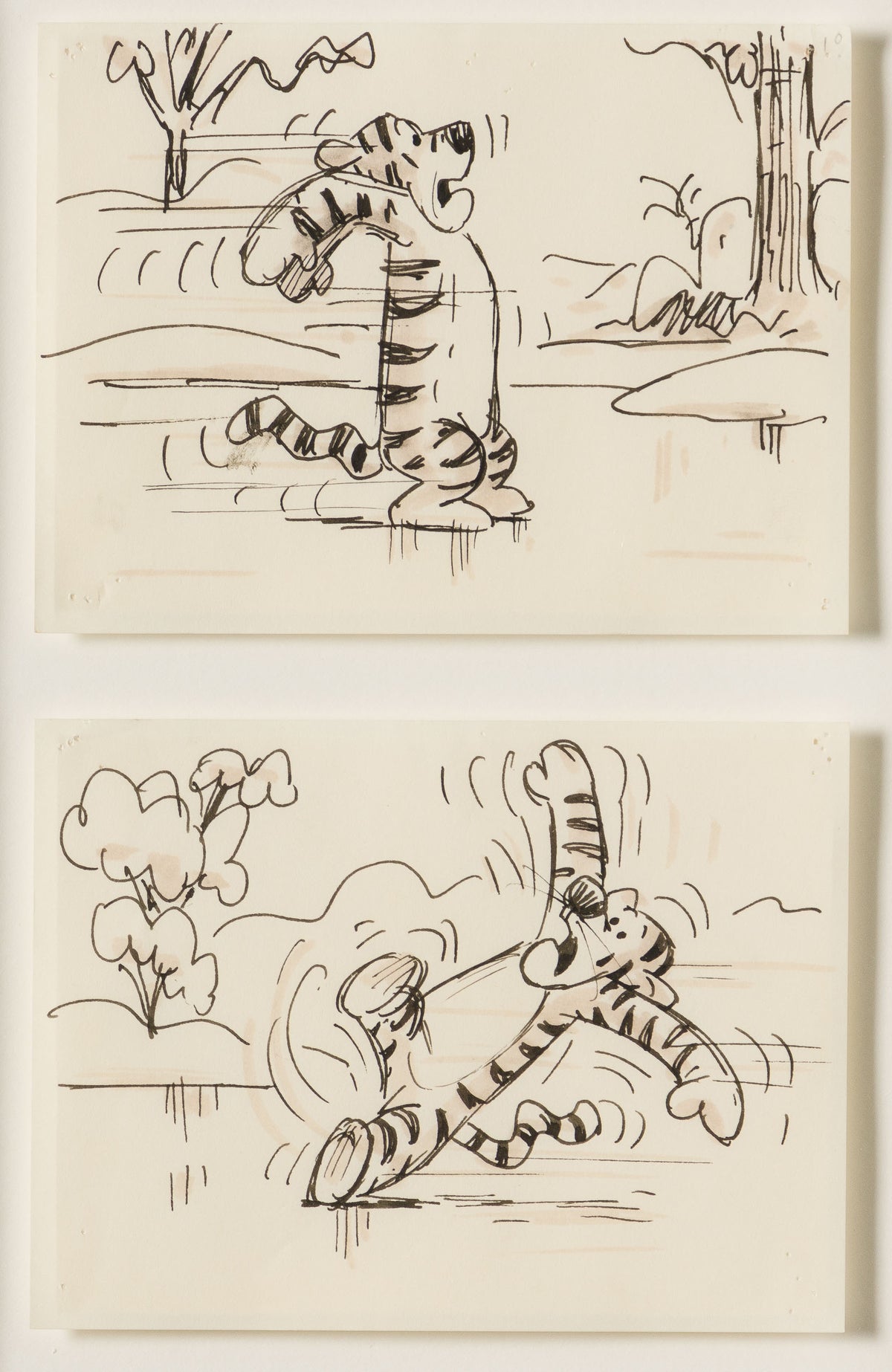 VIN ORI POR 29038 2 Board Disney Storyboard Set 10 (from  Winnie The Pooh And Tigger Too , 1974) 31 