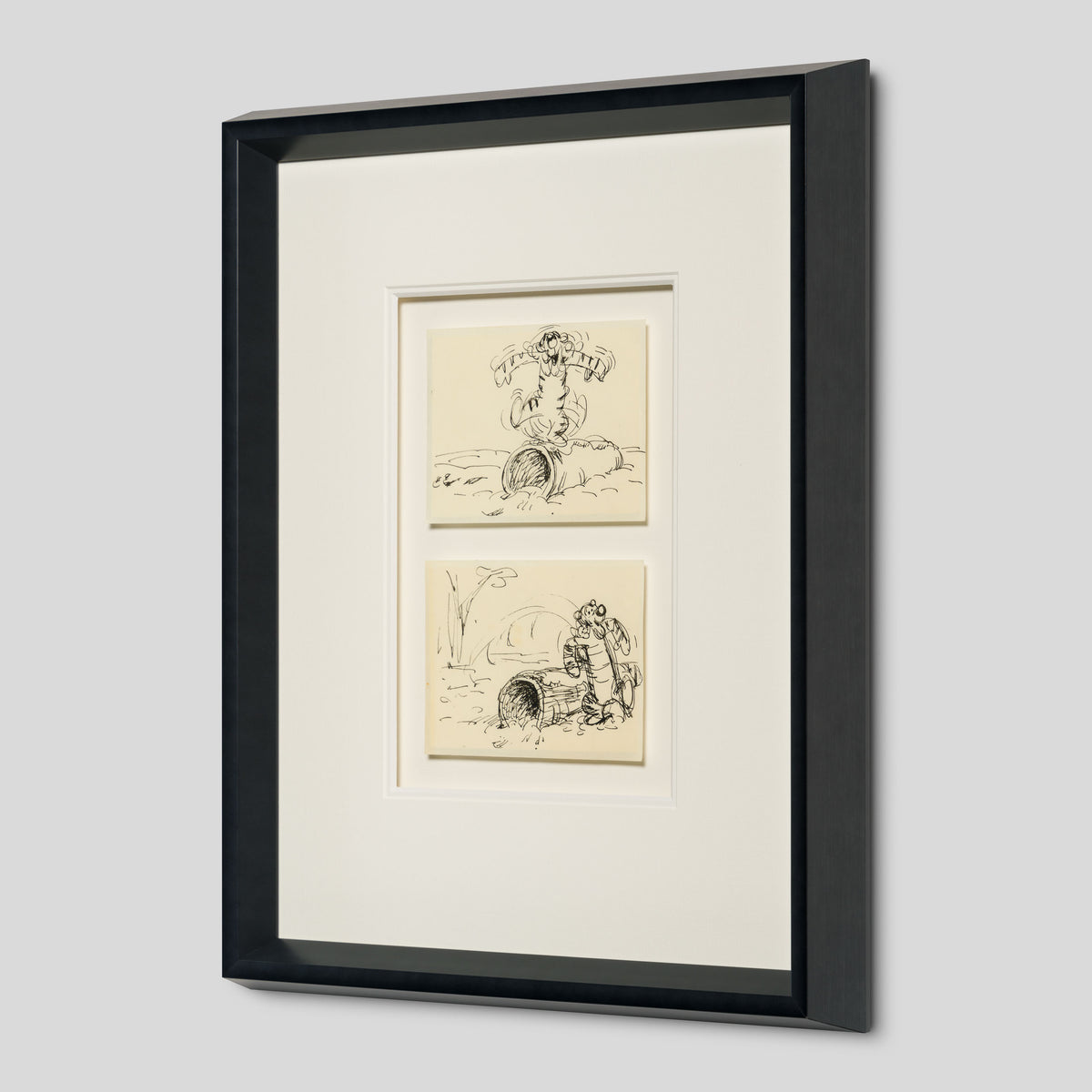 VIN ORI POR 29040 2 Board Disney Storyboard Set 12 (from  Winnie The Pooh And Tigger Too , 1974) 2 
