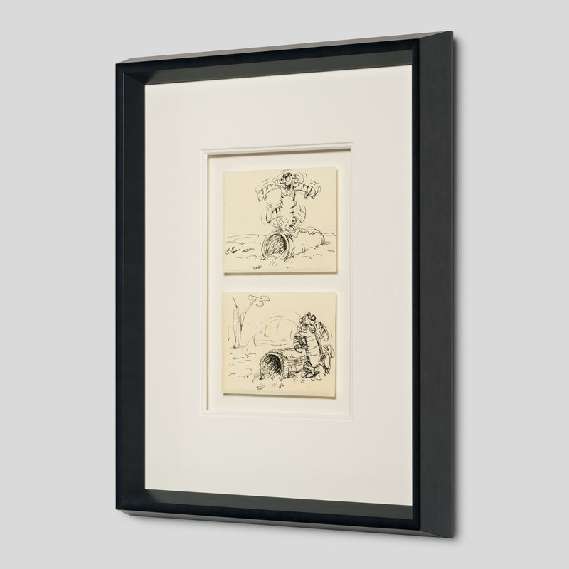 VIN ORI POR 29040 2 Board Disney Storyboard Set 12 (from  Winnie The Pooh And Tigger Too , 1974) 2 