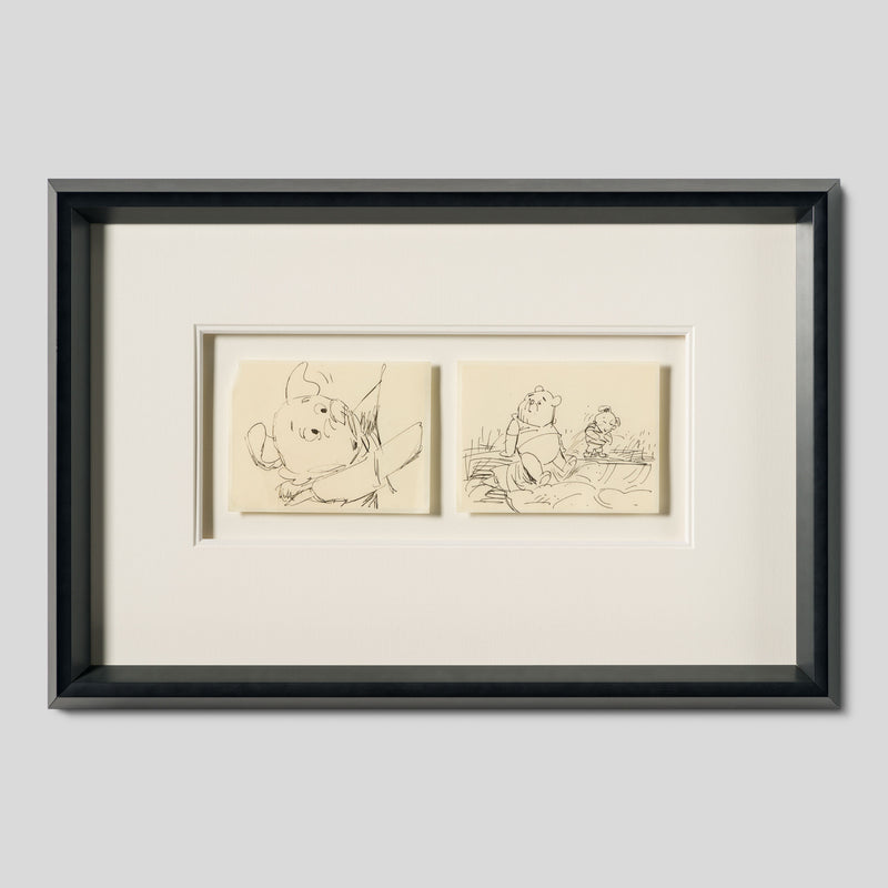 VIN ORI POR 29051 Disney (2 Board) Storyboard Set 8 (from  Winnie The Pooh And Tigger Too , 1974) 1 