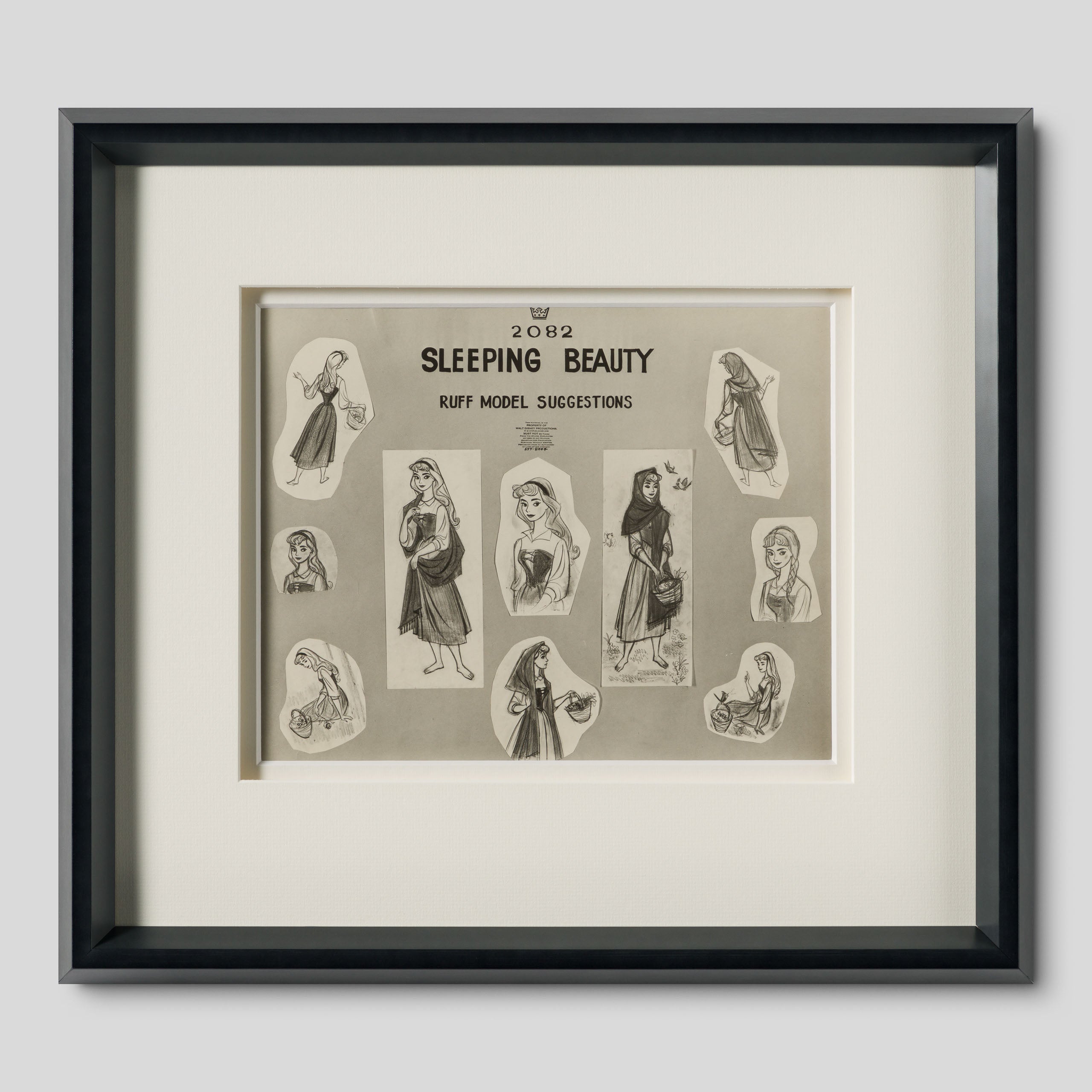 VIN ORI POR 31241 Sleeping Beauty  Briar Rose 1 Model Sheet (1959) 1 