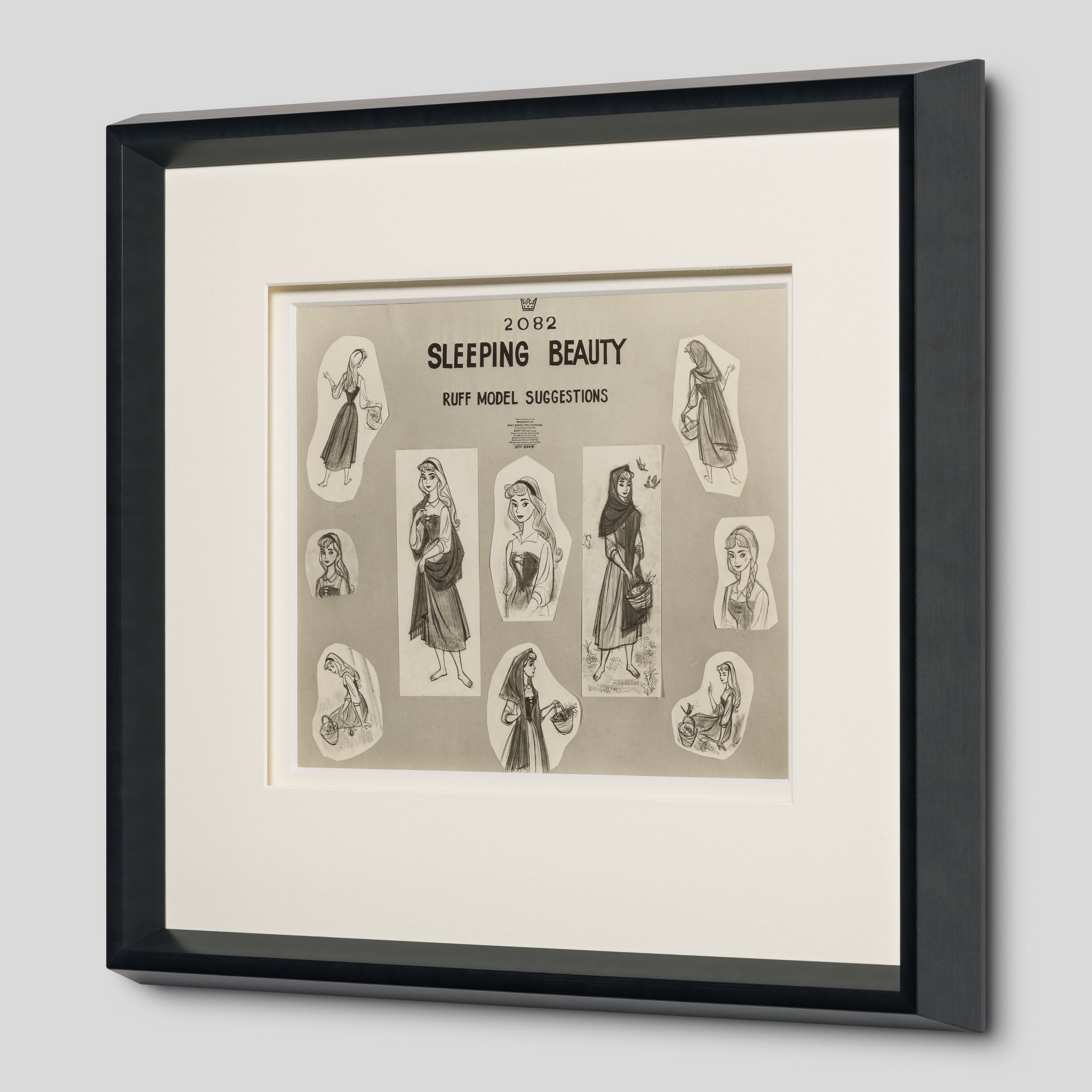 VIN ORI POR 31241 Sleeping Beauty  Briar Rose 1 Model Sheet (1959) 2 