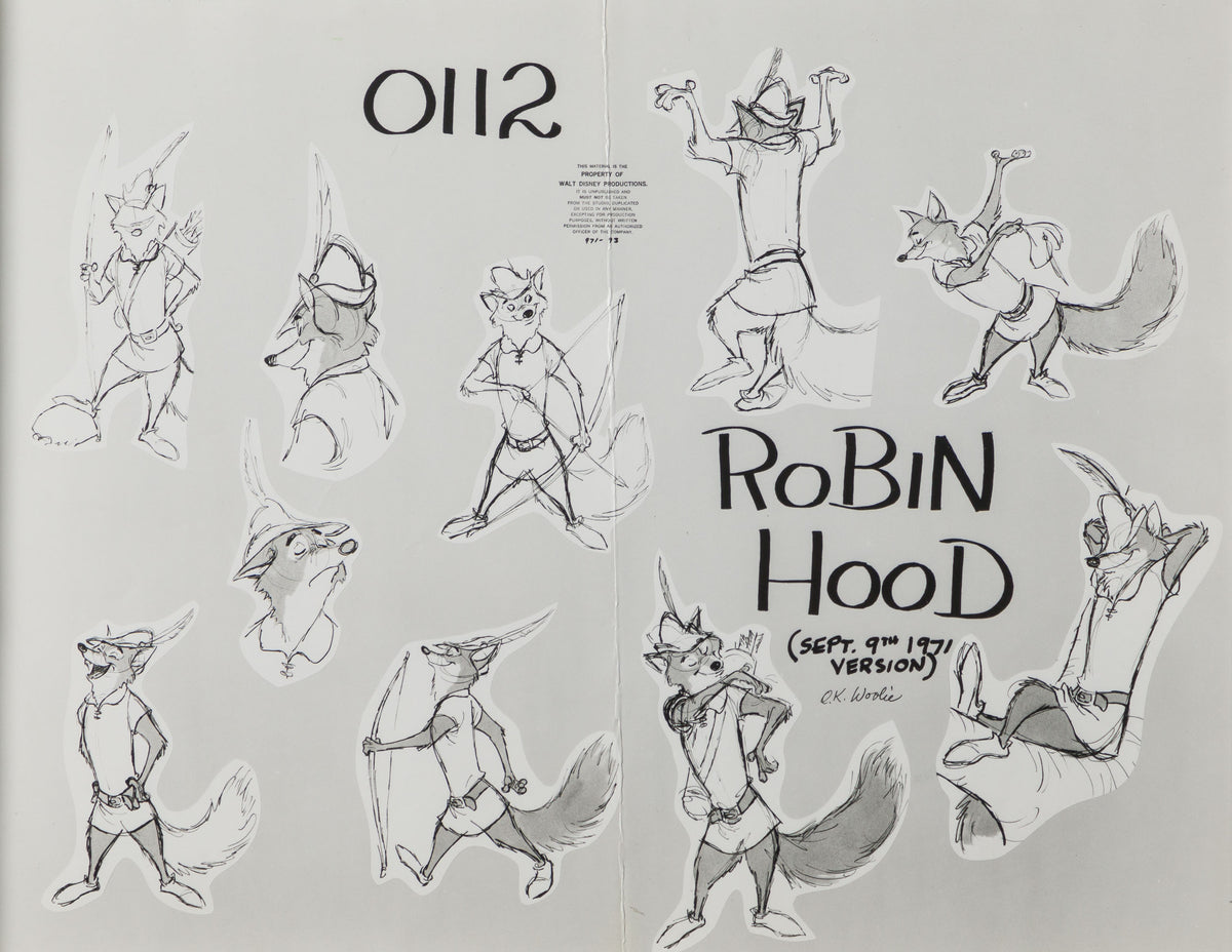 VIN ORI POR 31246 Robin Hood 1 Model Sheet (1973) 31 
