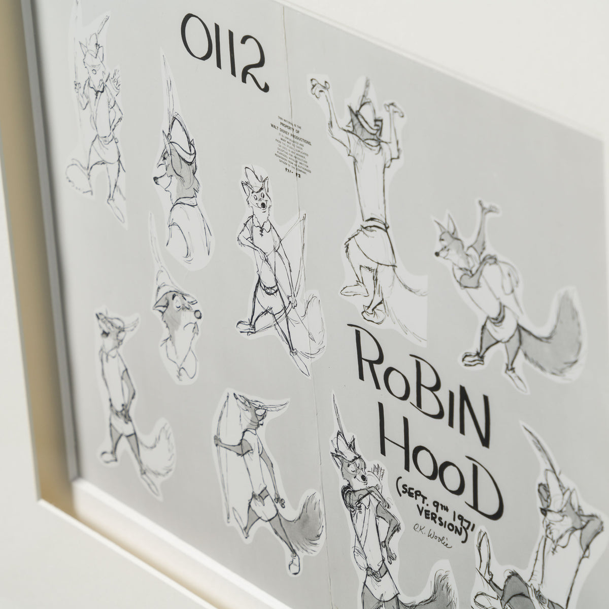 VIN ORI POR 31246 Robin Hood 1 Model Sheet (1973) 5 