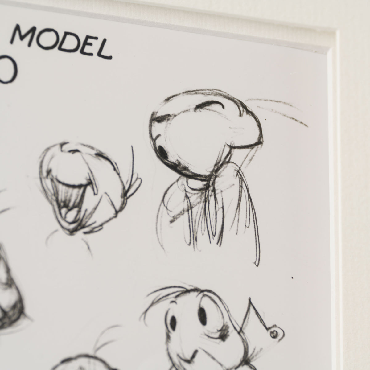 VIN ORI POR 31288 Pinocchio  Jiminy Cricket Model Sheet (1940) 3 