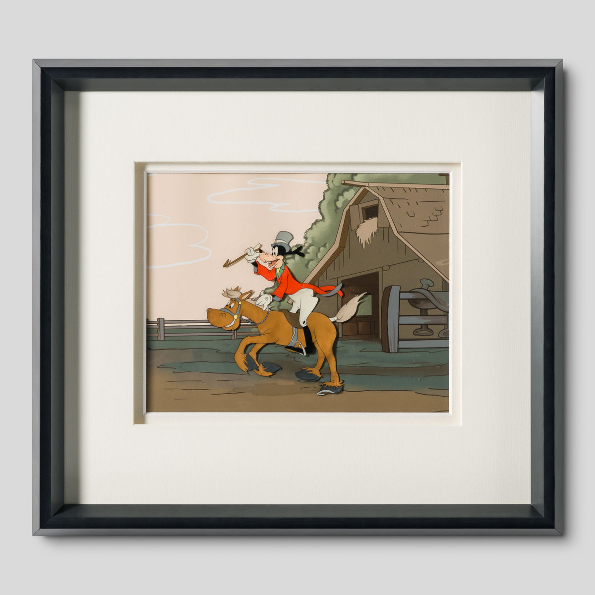 VIN ORI POR 31308 How To Ride A Horse  Goofy Original Production Cel (1950) 1 