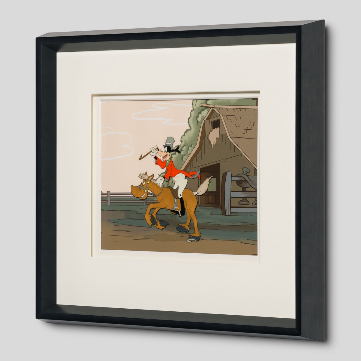 VIN ORI POR 31308 How To Ride A Horse  Goofy Original Production Cel (1950) 2 