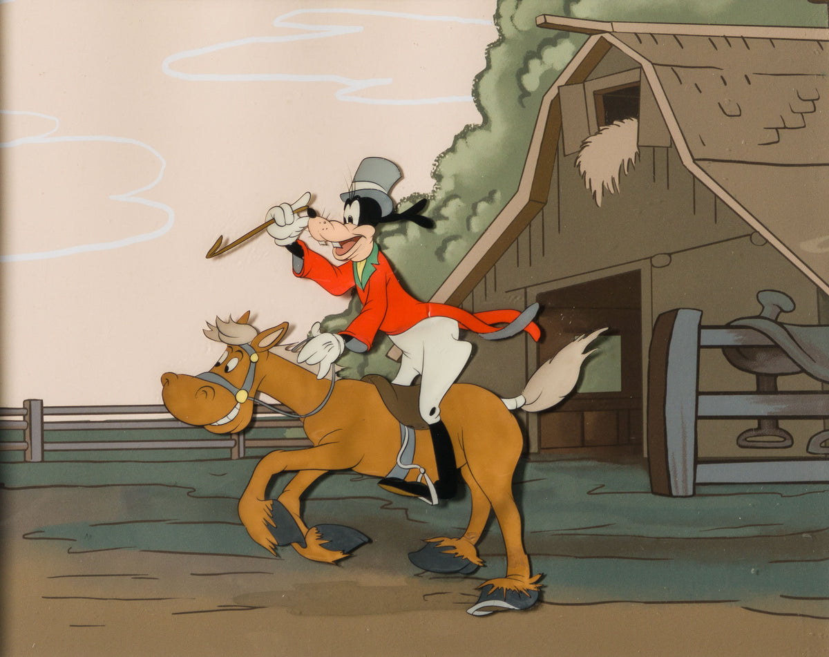 VIN ORI POR 31308 How To Ride A Horse  Goofy Original Production Cel (1950) 31 