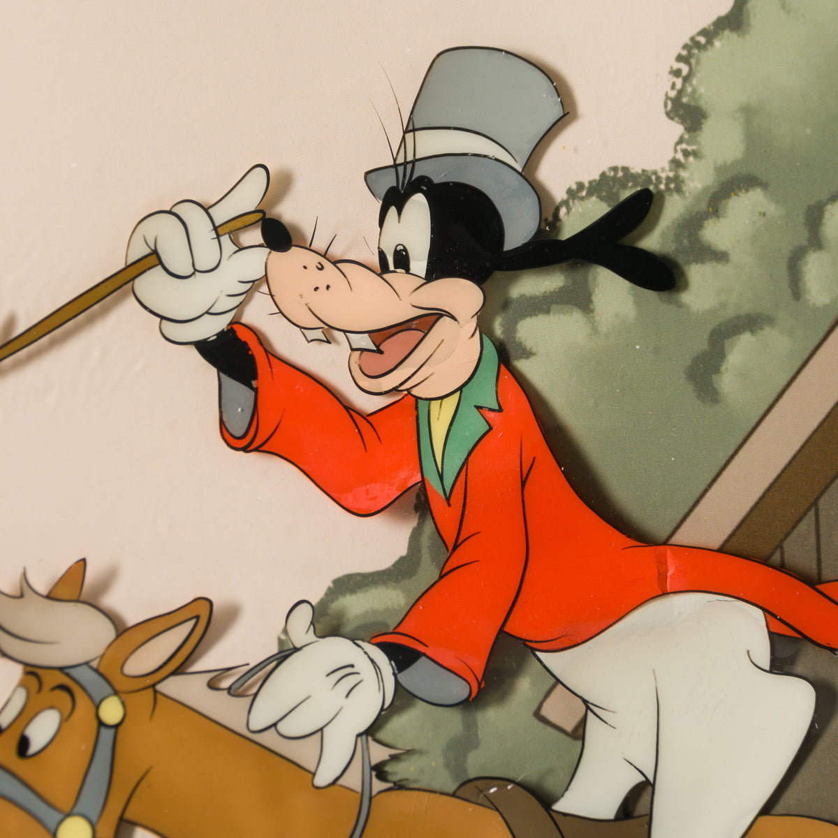 VIN ORI POR 31308 How To Ride A Horse  Goofy Original Production Cel (1950) 3 