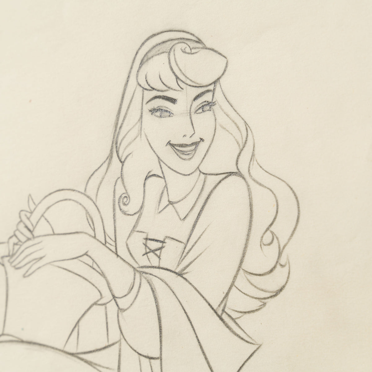 VIN ORI POR 31329 Sleeping Beauty  Princess Aurora And Mock Prince Set, Original Production Drawings (1959) 6 