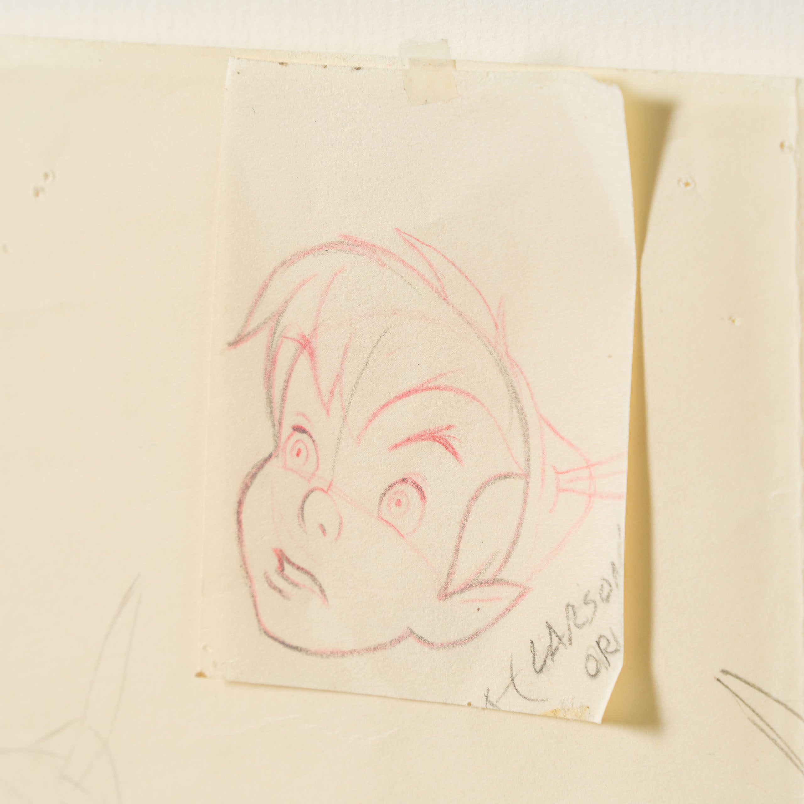VIN ORI POR 31331 Peter Pan Original Production Model Sheet (1953) 5 