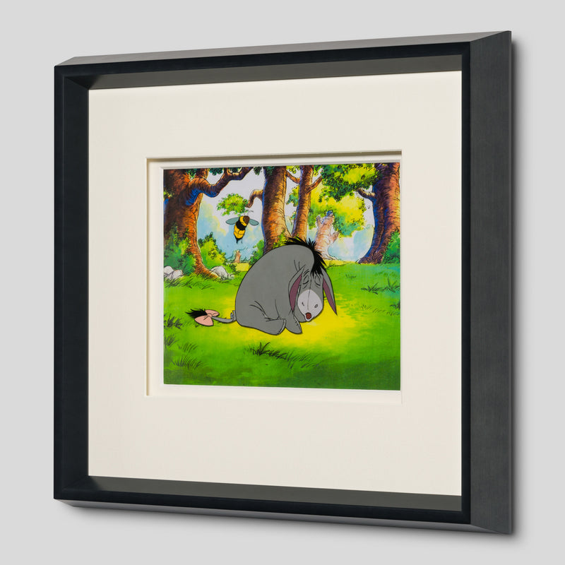 VIN ORI POR 31332 Winnie The Pooh And The Honey Tree  Eeyore And Bee, Original Production Cel (1977) 2 