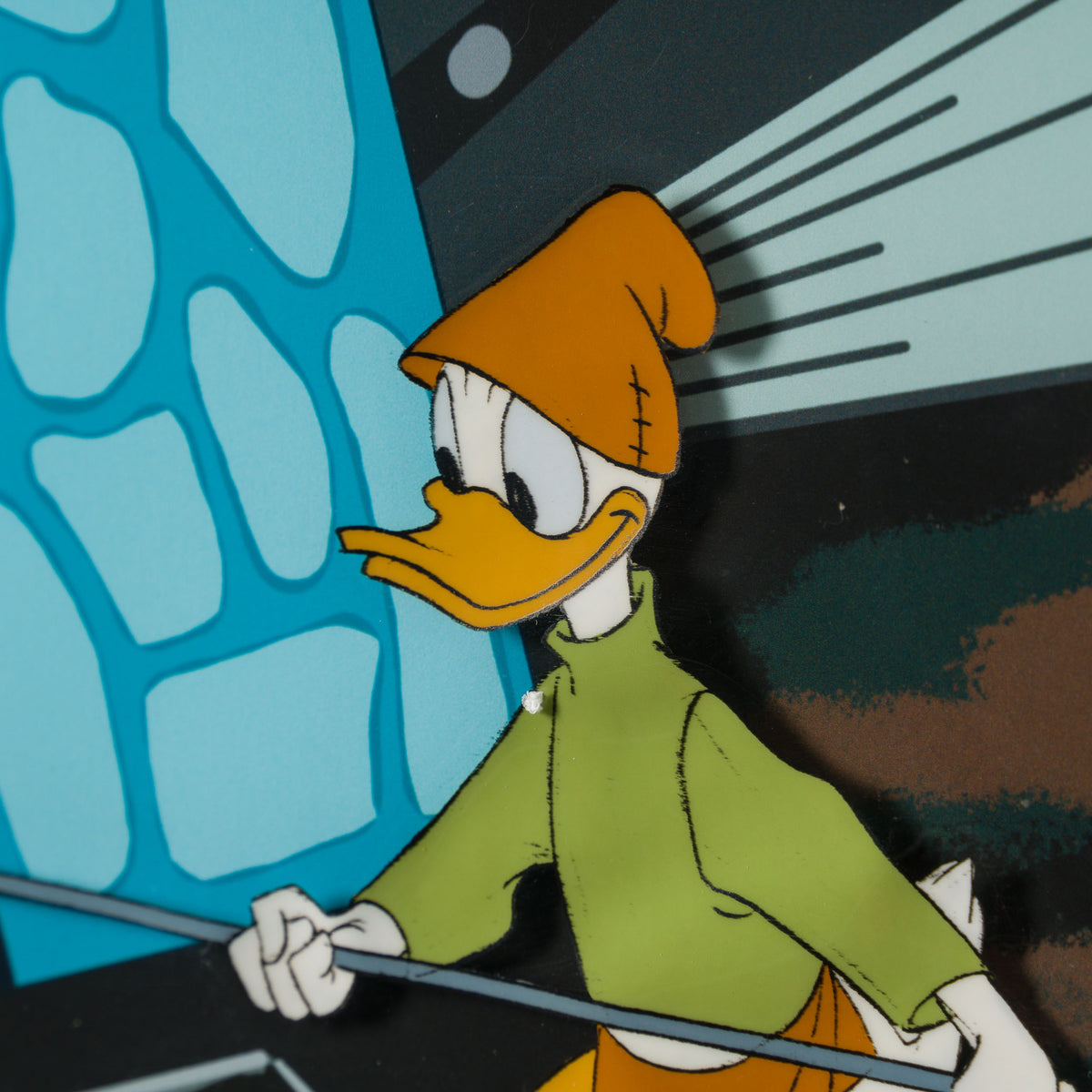 VIN ORI POR 31349 Steel And America  Donald Duck Original Production Cel (1965) 4 