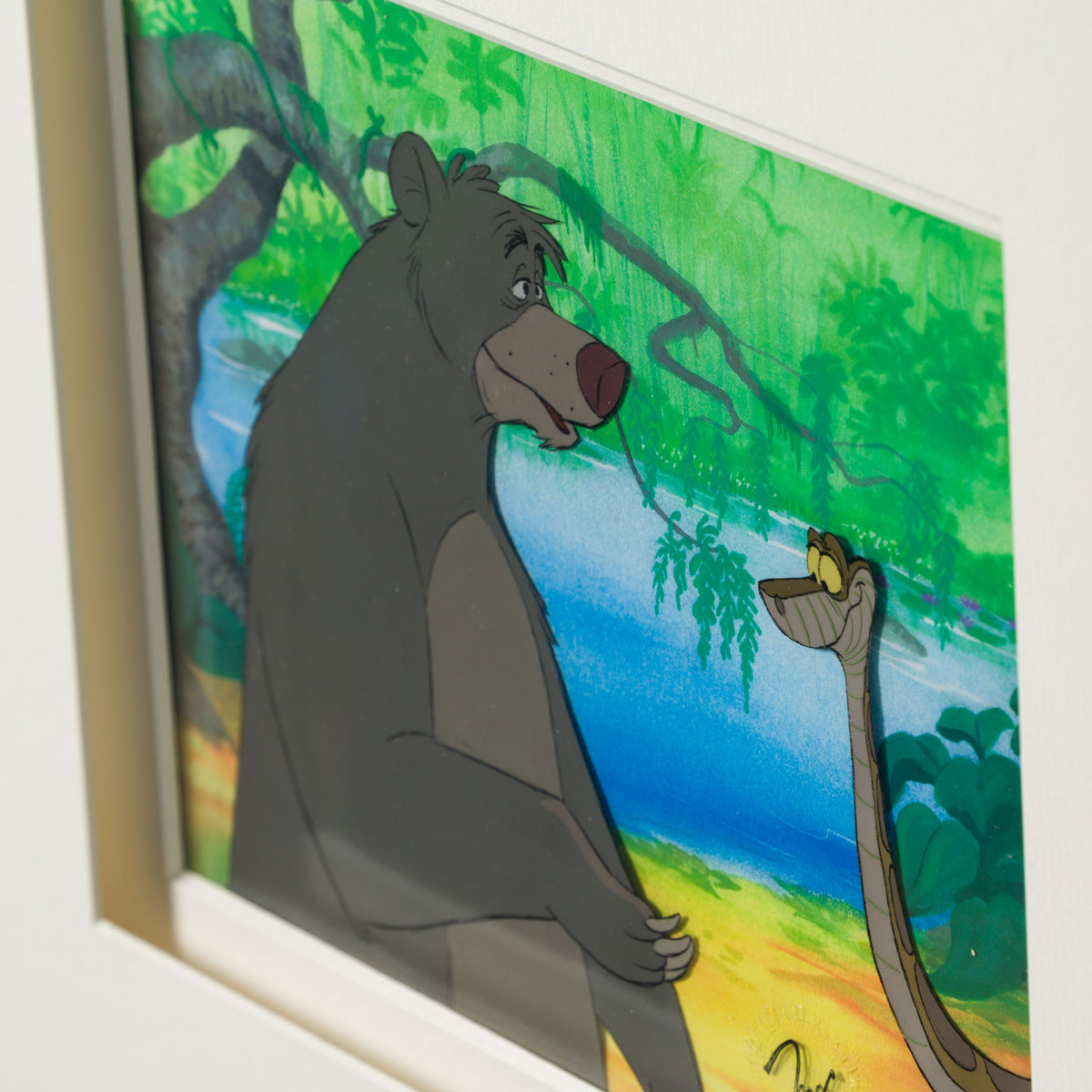 VIN ORI POR 31351 The Jungle Book  Baloo And Kaa Original Production Cel (1967) 7 