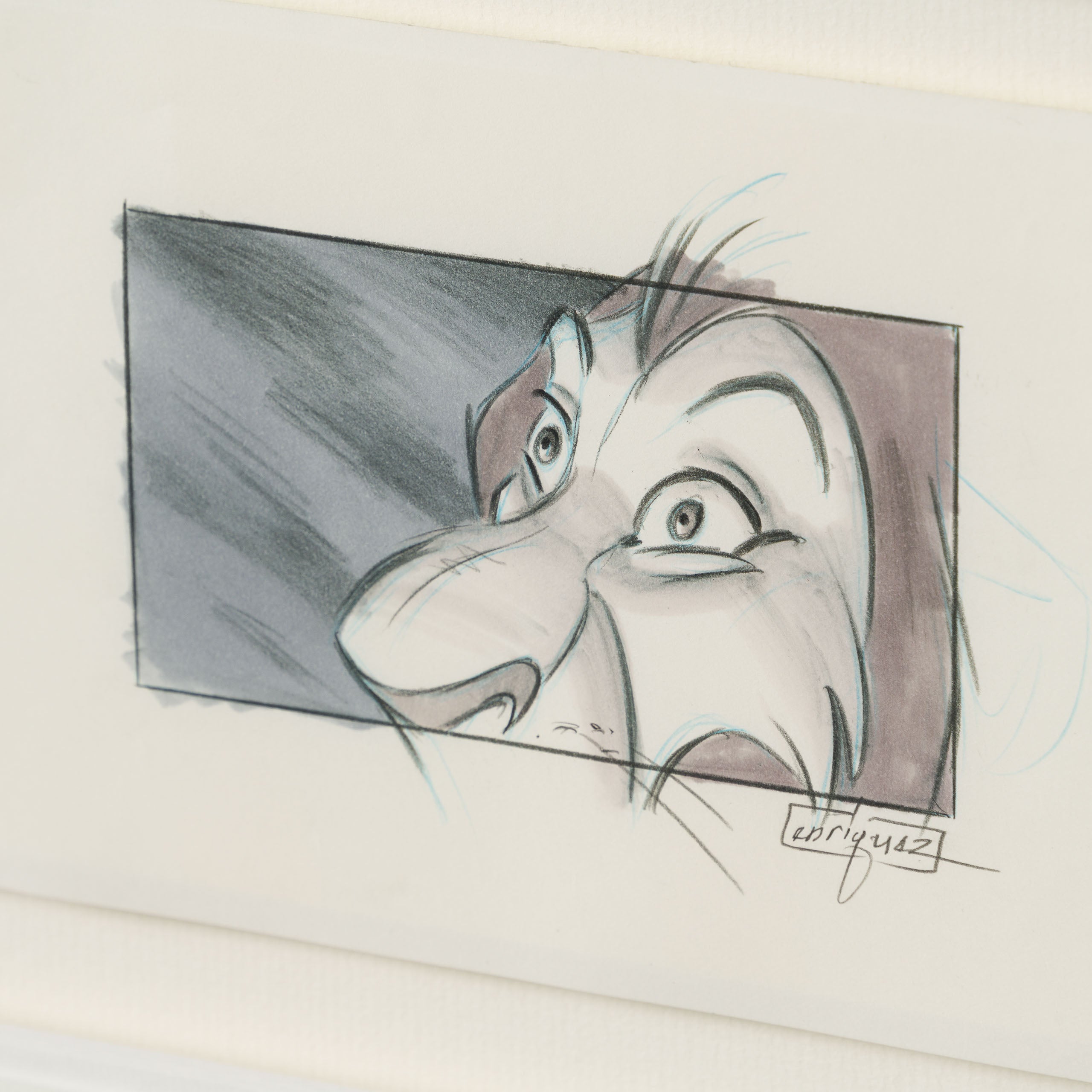 VIN ORI POR 31365 The Lion King, Storyboard Sequence of 9 by artist Thom Enriquez (1994) 12 