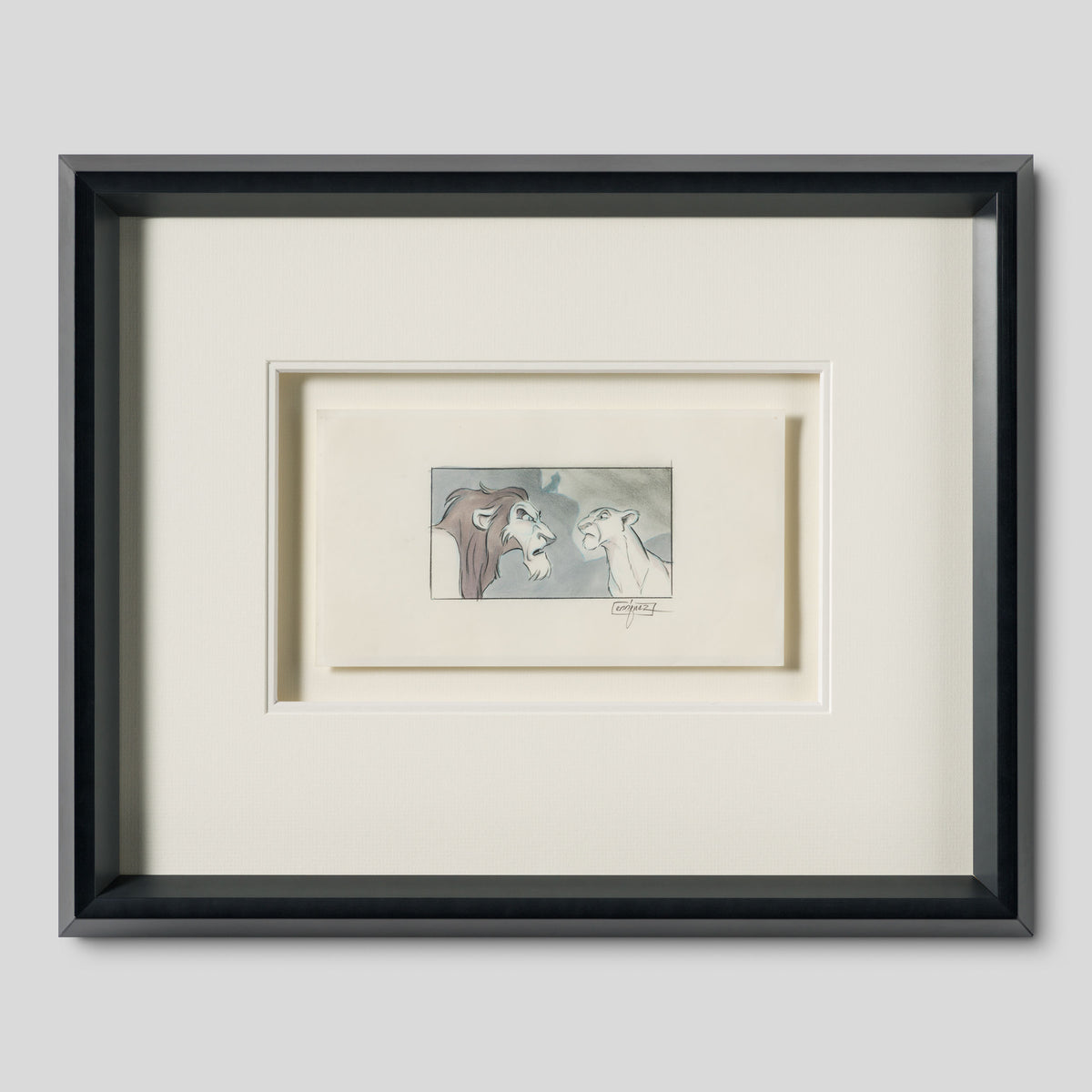 VIN ORI POR 31365 The Lion King, Storyboard Sequence of 9 by artist Thom Enriquez (1994) 13 