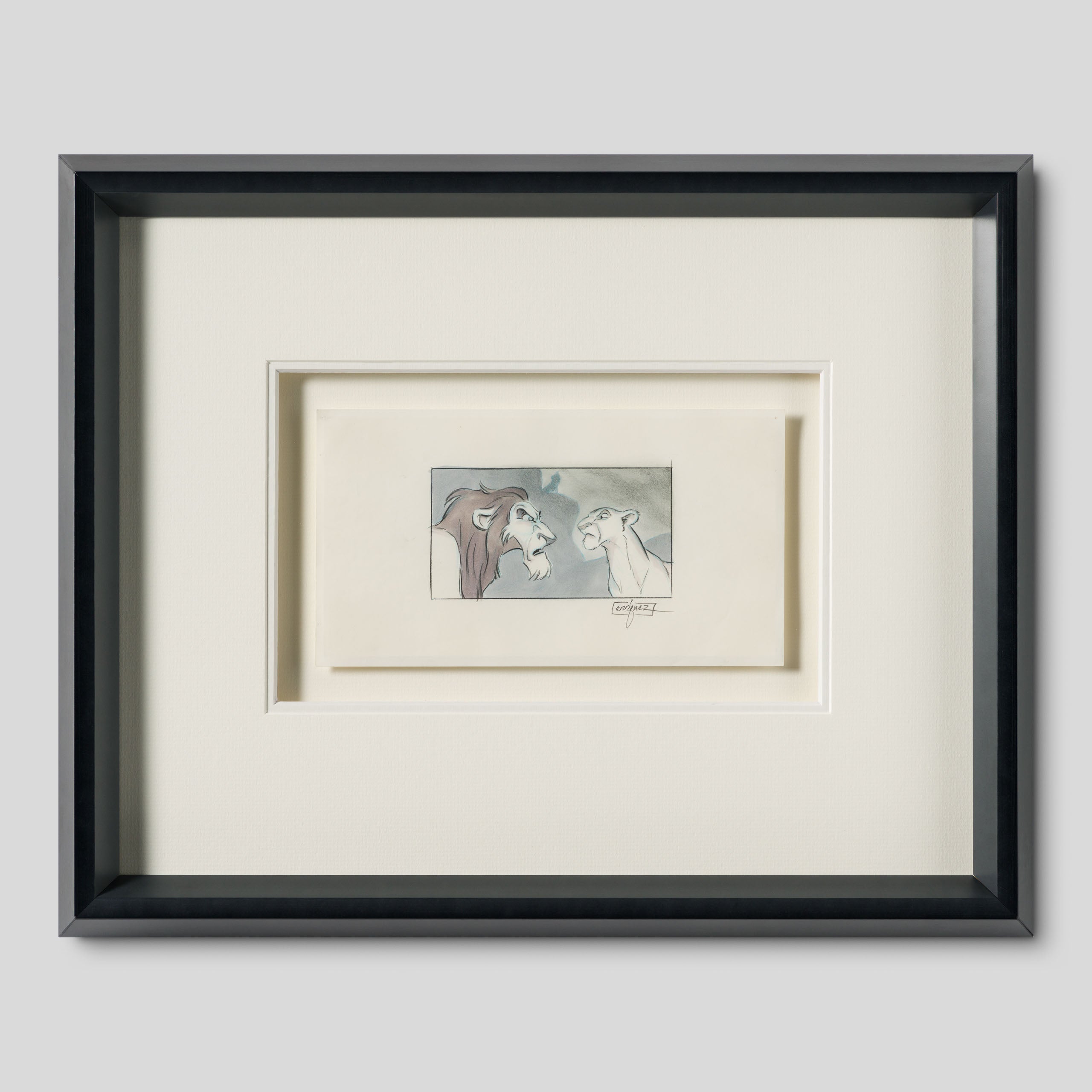 VIN ORI POR 31365 The Lion King, Storyboard Sequence of 9 by artist Thom Enriquez (1994) 13 