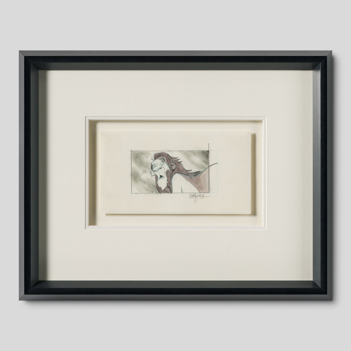 VIN ORI POR 31365 The Lion King, Storyboard Sequence of 9 by artist Thom Enriquez (1994) 9 